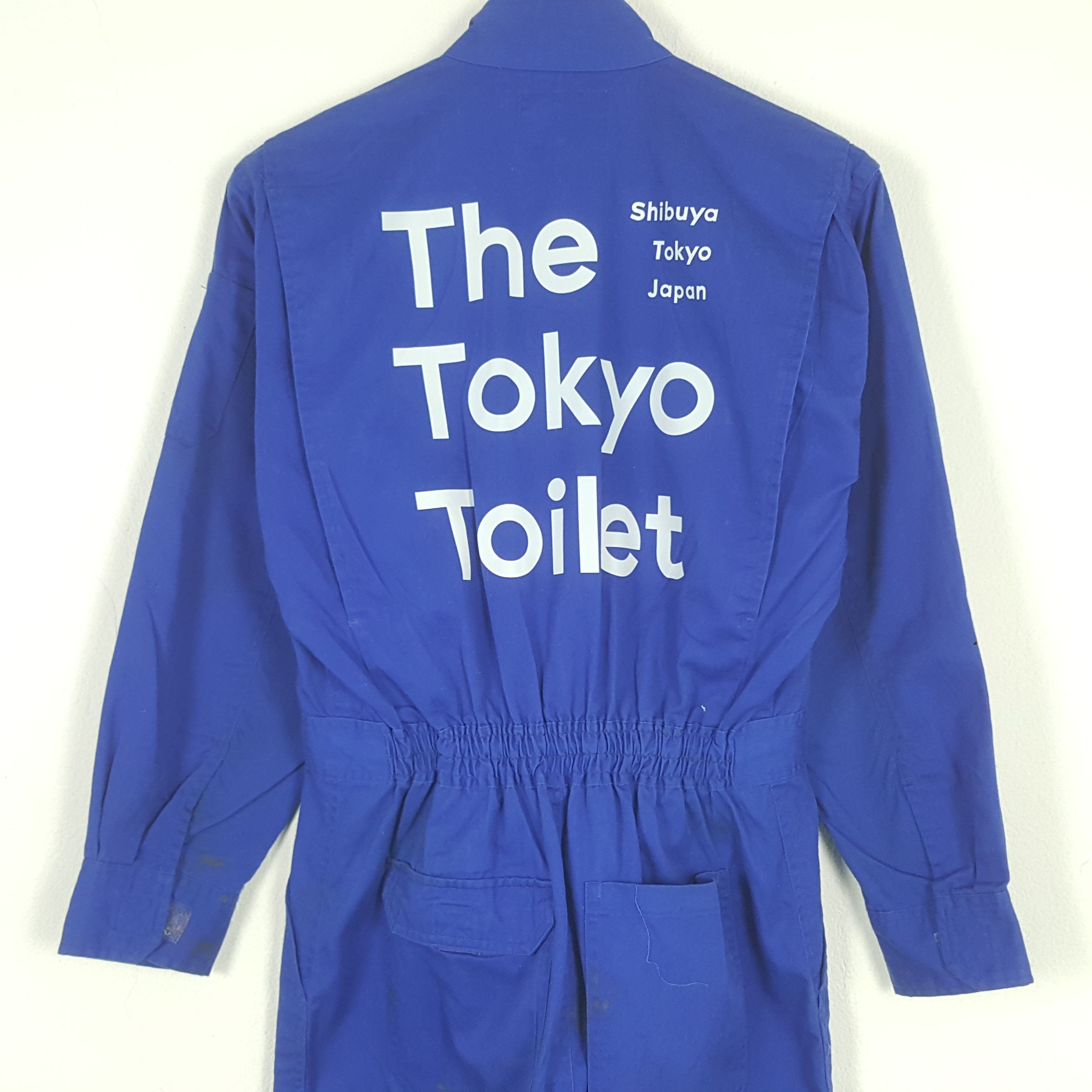 Vintage The Tokyo Toilet Japan Custom Worker Coverall Jacket