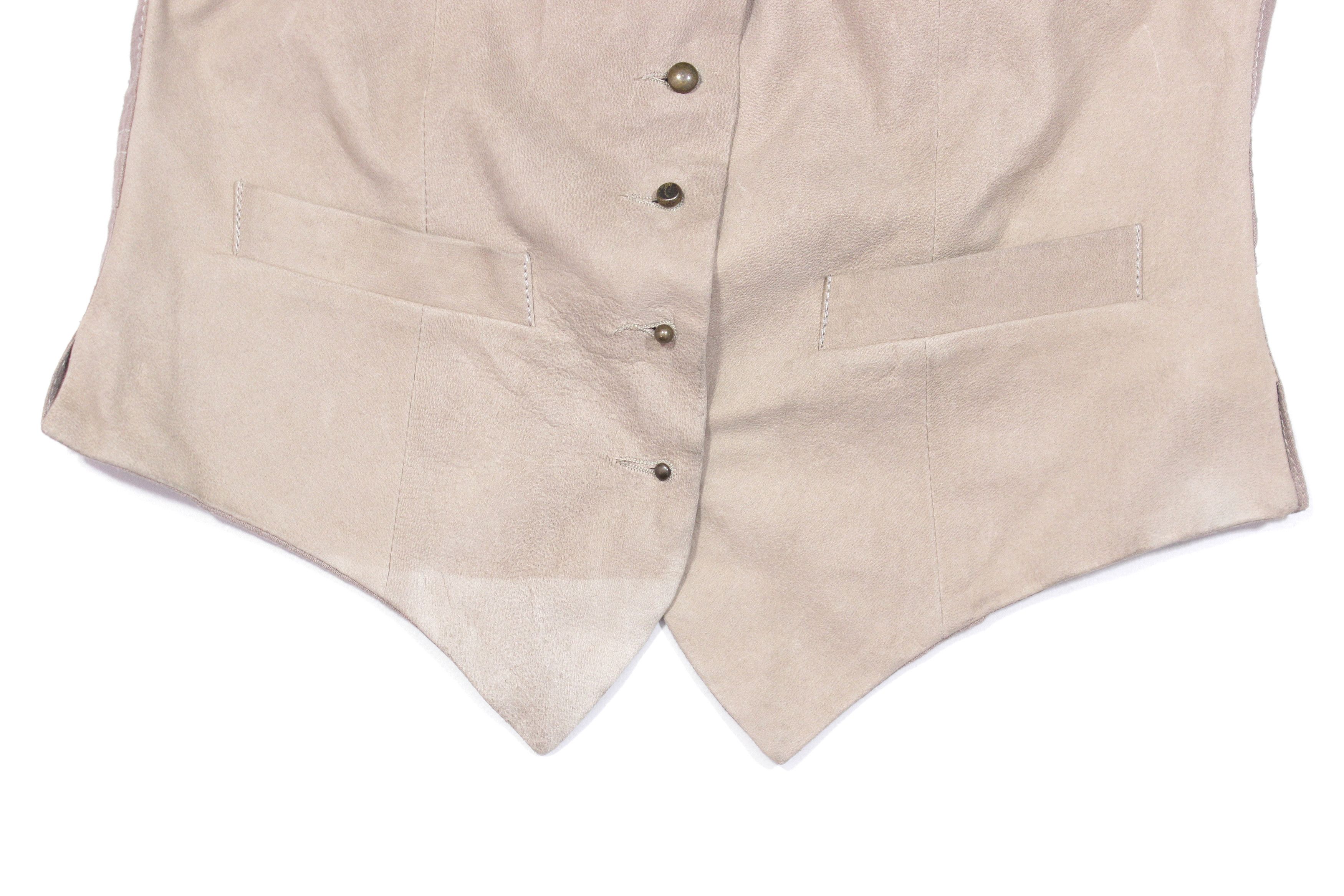 Isaac Sellam Experience Deerskin Leather Cowboy Vest Size XS / US 0-2 / IT 36-38 - 7 Thumbnail