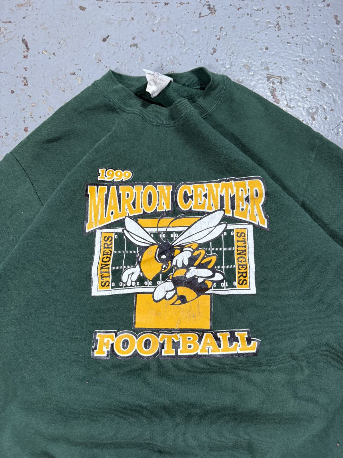 NCAA Vintage 1999 Marion Centre Stingers Footbal Crewneck Sweater Size US S / EU 44-46 / 1 - 3 Thumbnail