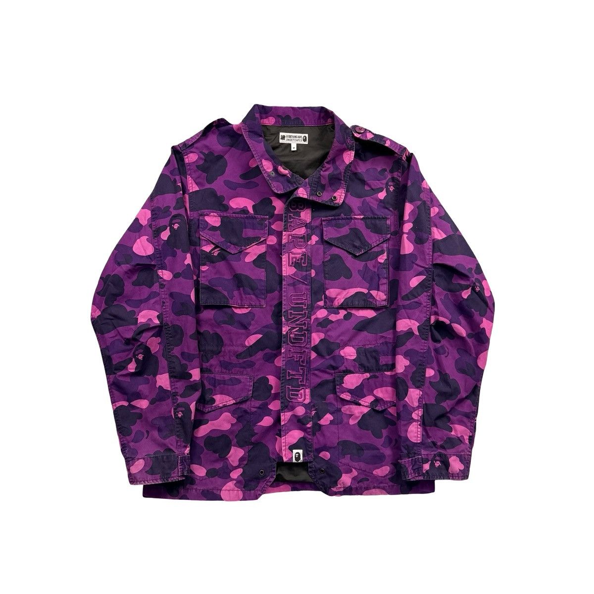 Bape × Undefeated BAPE x Undefeated Color Camo M-65 purple/camo jacket Size US M / EU 48-50 / 2 - 1 Thumbnail