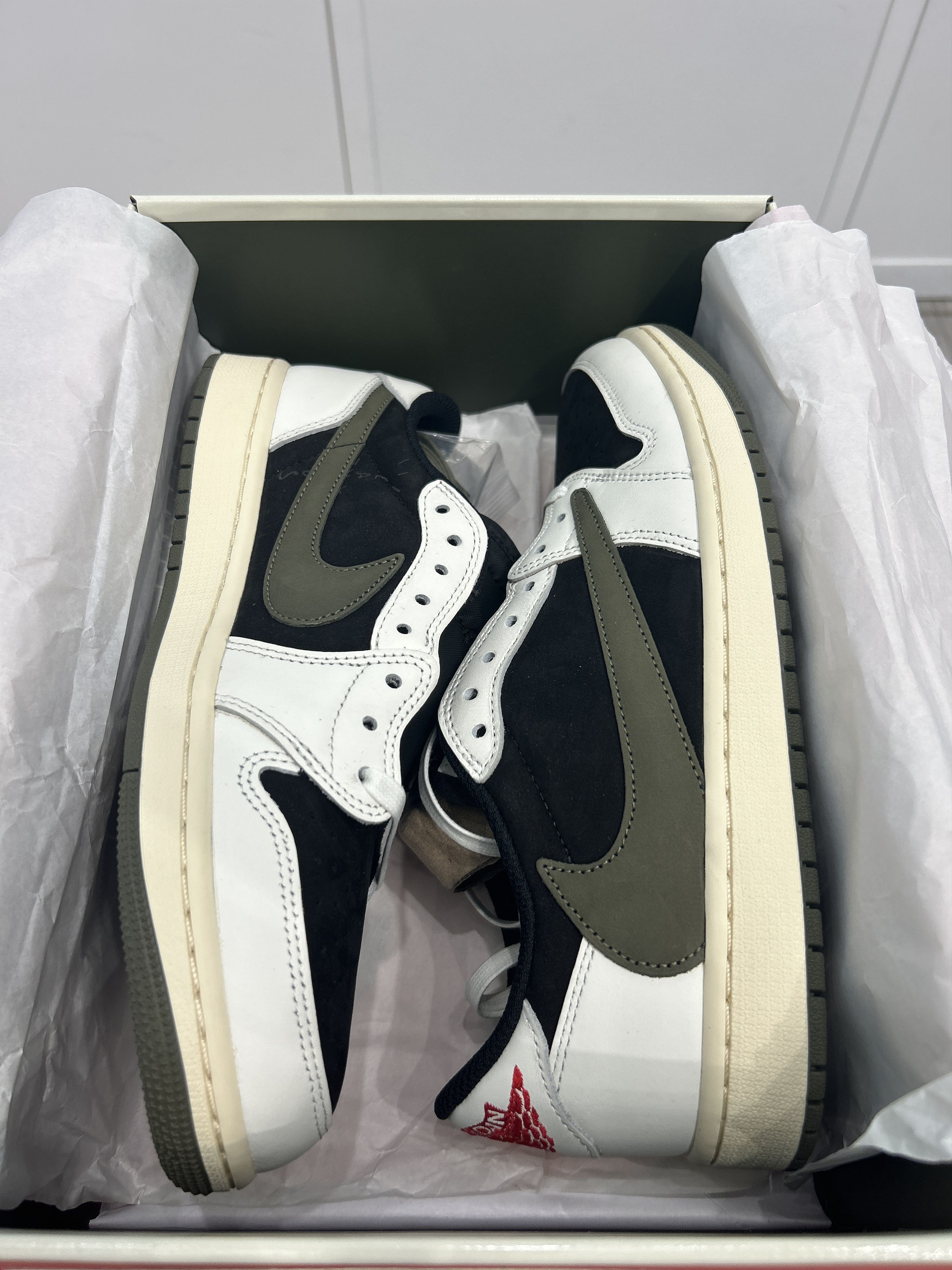 Travis Scott×Nike Air Jordan 1 Low 26.5㎝ Air Jordan 1 Low x Travis Scott 'Sail and Ridgerock' (DM7866