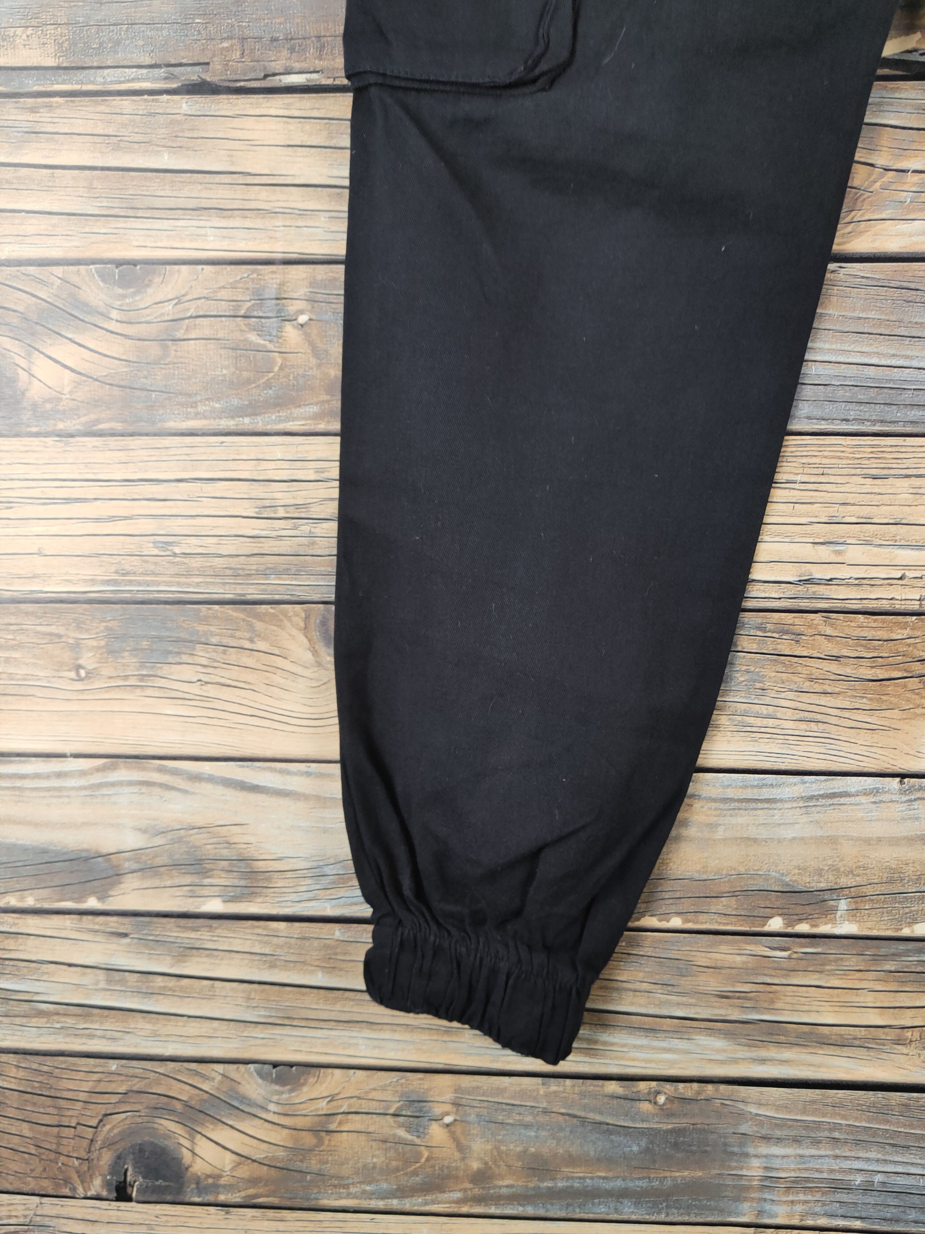 Japanese Brand DL Takeasy Black Multipocket Joggers #1359 Size US 28 / EU 44 - 9 Thumbnail