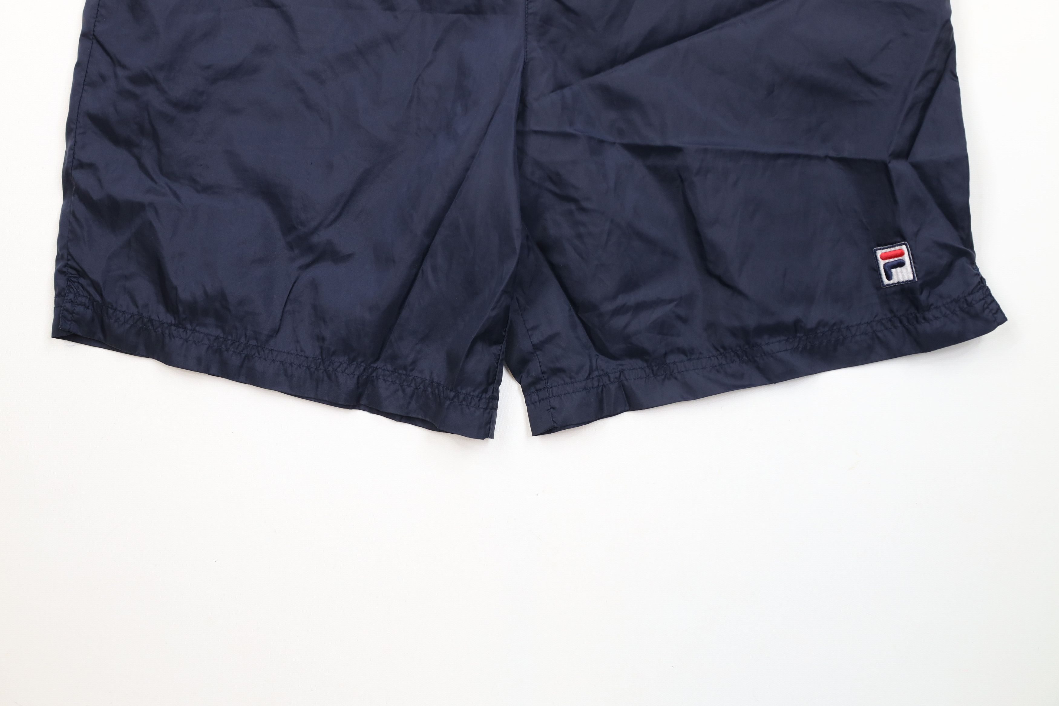 Fila × Vintage Vintage 90s Fila Lined Above Knee Tennis Shorts Baggies Blue Size US 34 / EU 50 - 4 Thumbnail