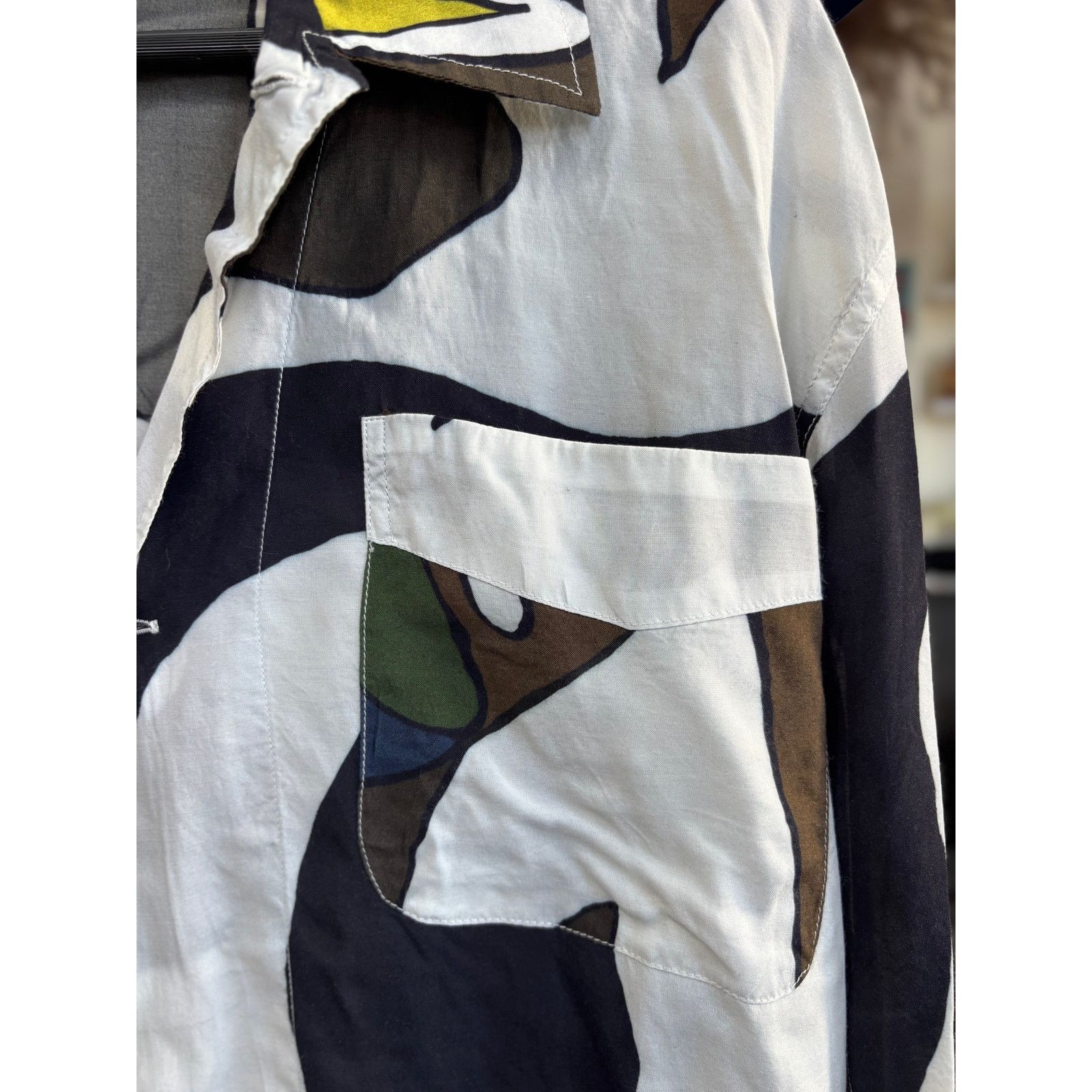 Our Legacy Our Legacy Box Shirt Abstract Print Size 52 (L) Size US L / EU 52-54 / 3 - 4 Thumbnail