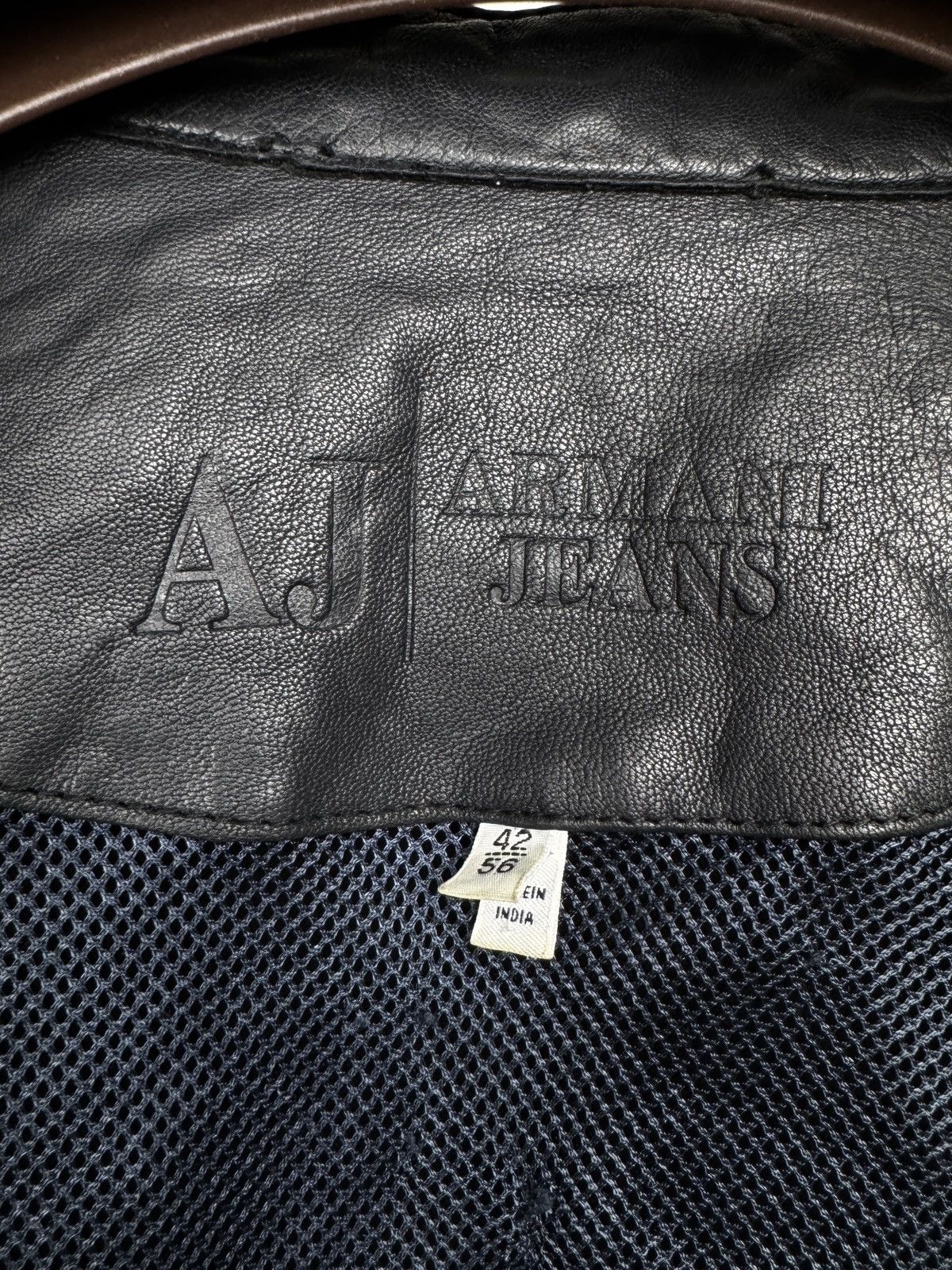 Armani VTG Armani Jeans Ovine Leather Women Motorcycle Biker Jacket Size M / US 6-8 / IT 42-44 - 10 Thumbnail