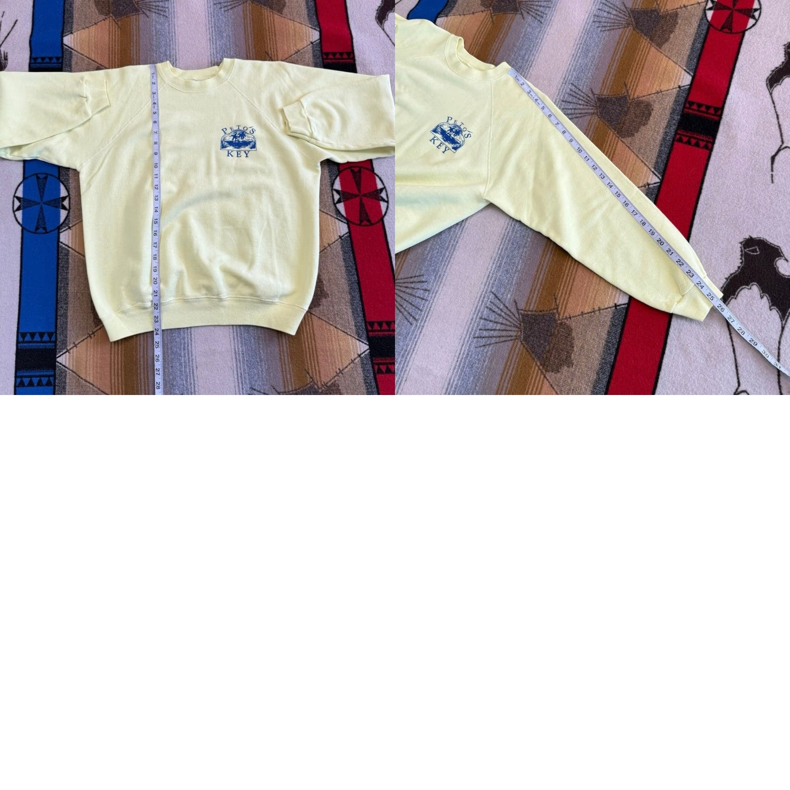 Hanes VINTAGE 80s Beach Ocean Crewneck Sweatshirt Womens Medium Hanes Size M / US 6-8 / IT 42-44 - 8 Thumbnail