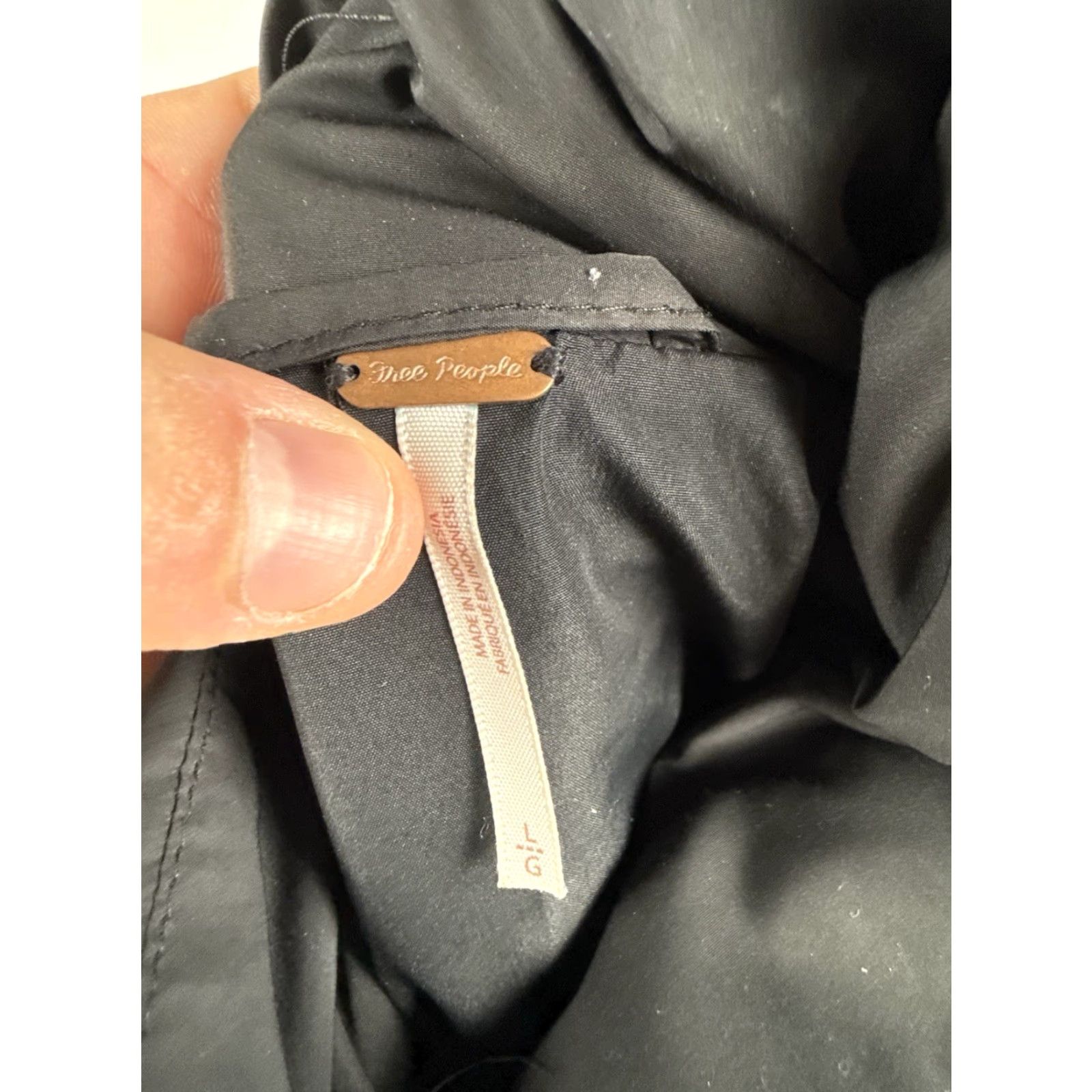 Free People FP Free People Puffer Jacket Women Regular Size L Black Quilted Lightweight Packable - Casual Outdoor Winter Fall Spring Size L / US 10 / IT 46 - 2 Thumbnail