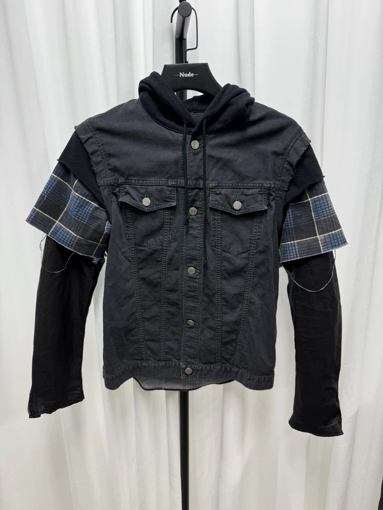 Undercover undercover 12SS Paneled Cowhide Punk Jacket 2502-Nextarrow Size US L / EU 52-54 / 3 - 1 Thumbnail