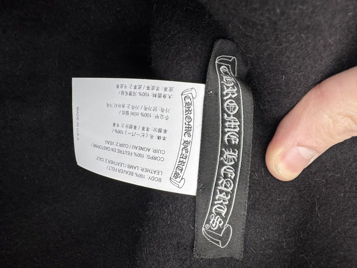 Chrome Hearts Chrome Hearts Black CH Red/White Leather Patch Bucket Hat Size ONE SIZE - 7 Thumbnail