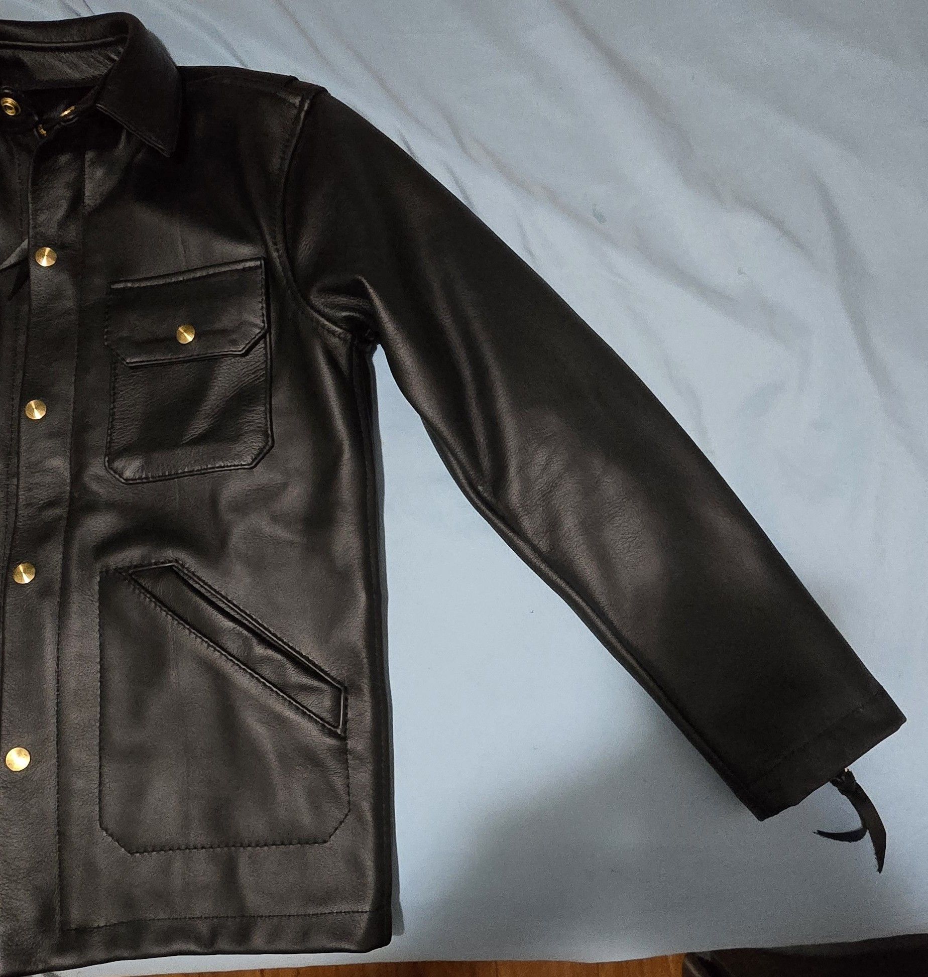 Ship John Ship John X Langlitz Wills Leather Jacket XS Size US XS / EU 42 / 0 - 5 Thumbnail