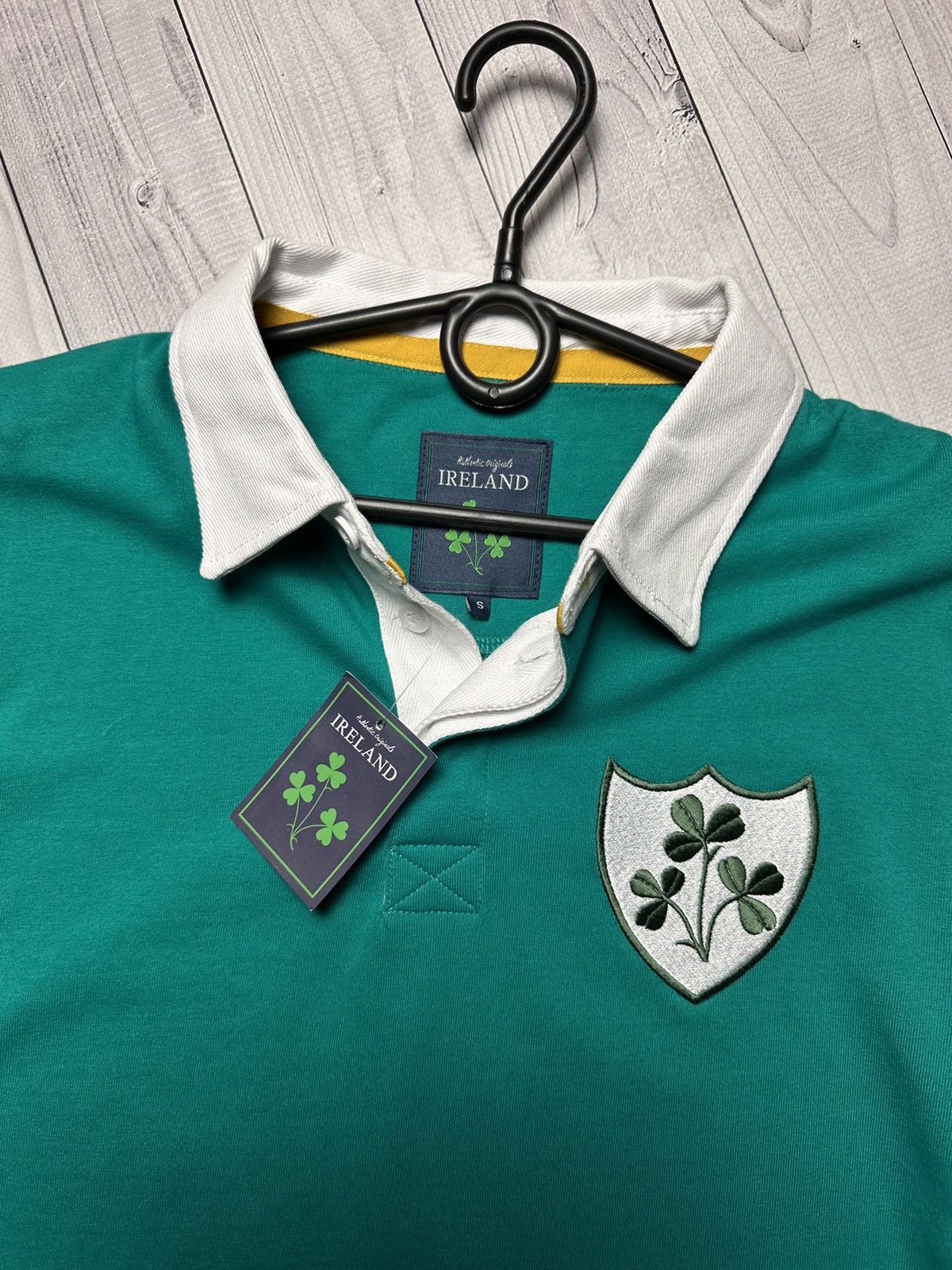 Other Vintage retro Ireland jersey long sleeve logo size S green Size US S / EU 44-46 / 1 - 3 Thumbnail