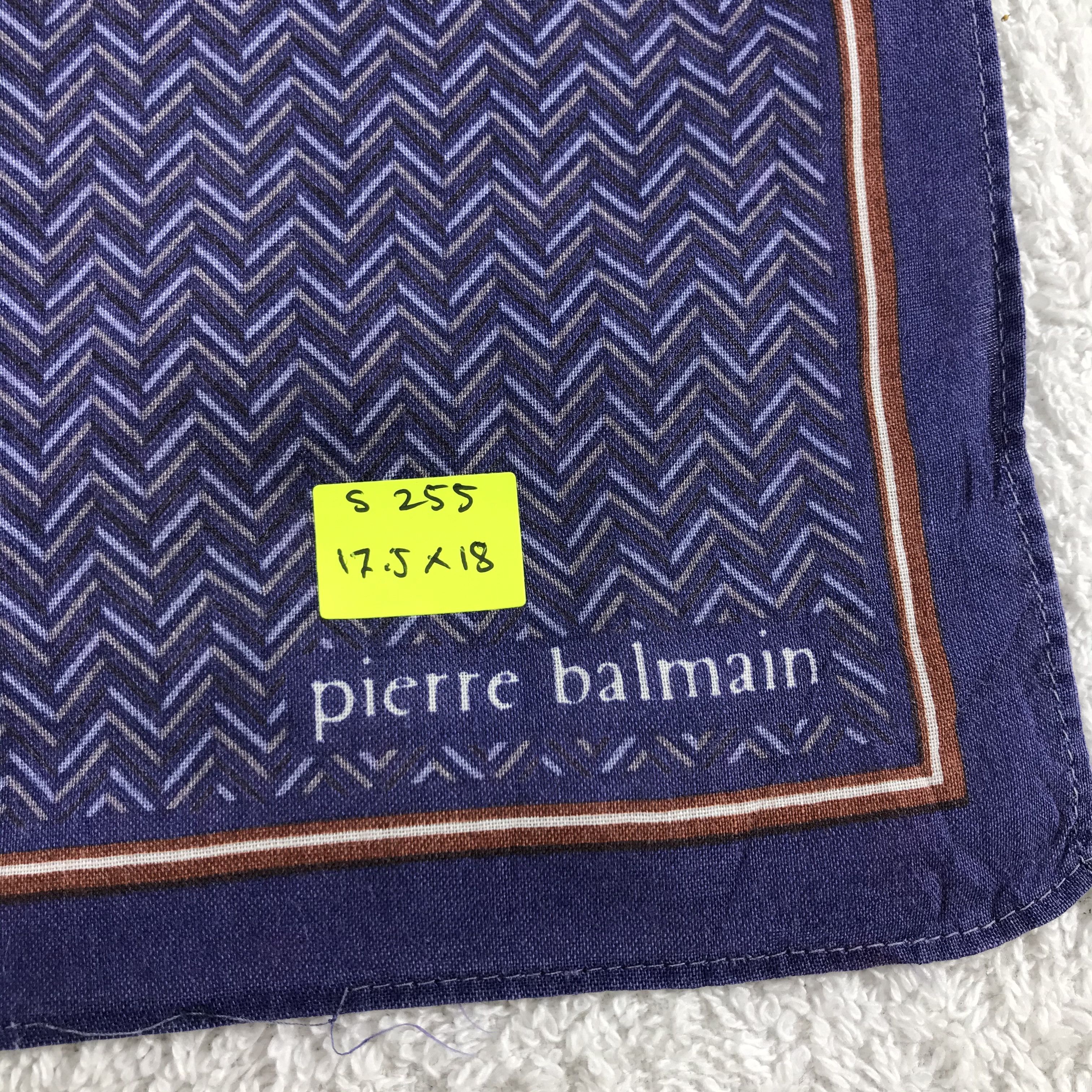 Pierre Balmain × Vintage Pierre Balmain Bandana / Handkerchief / Neckerchief - S255 Size ONE SIZE - 5 Thumbnail