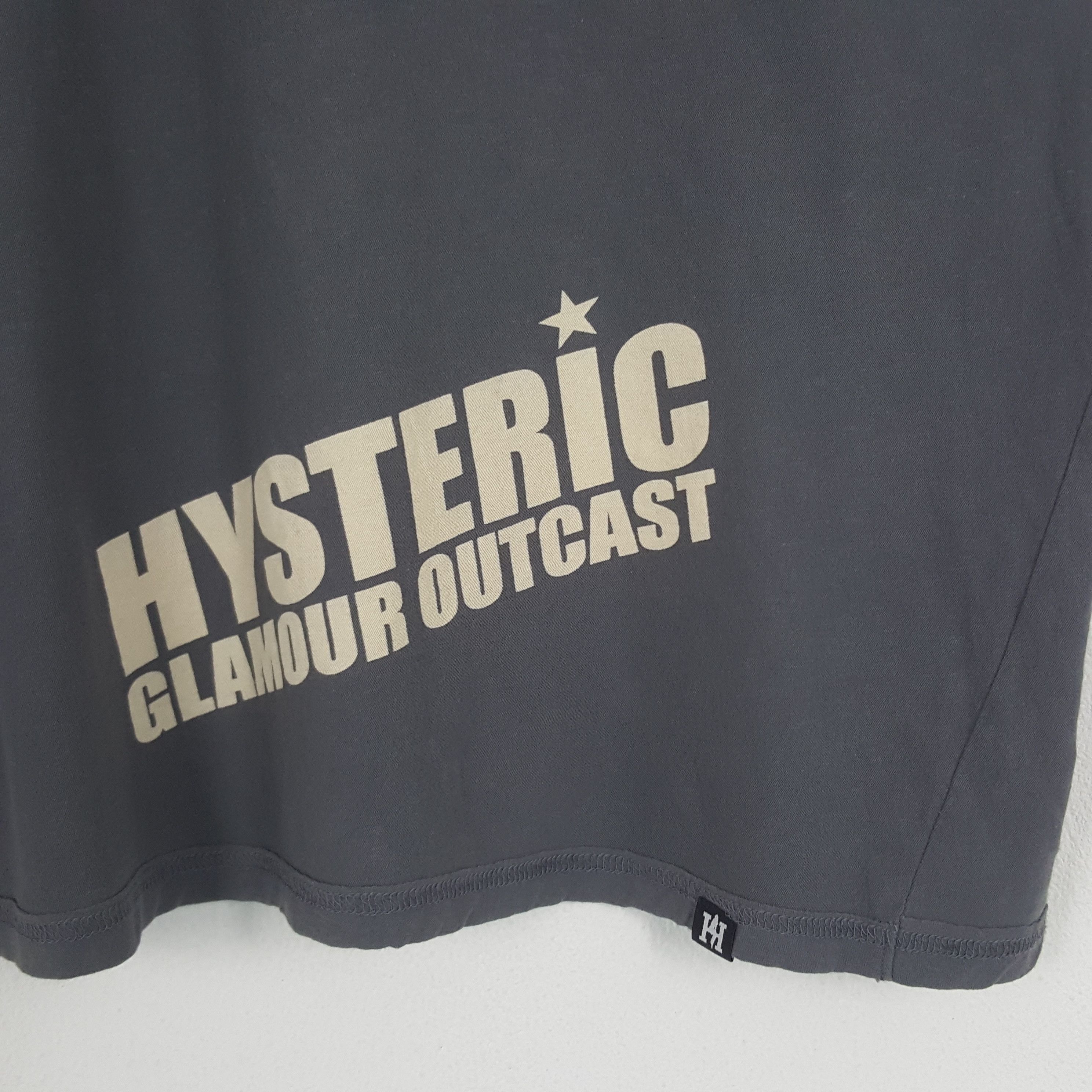 Hysteric Glamour × Japanese Brand × Vintage Vintage Hysteric Glamour Outcast Japanese Brand Rare Tshirt Size XL / US 12-14 / IT 48-50 - 4 Thumbnail