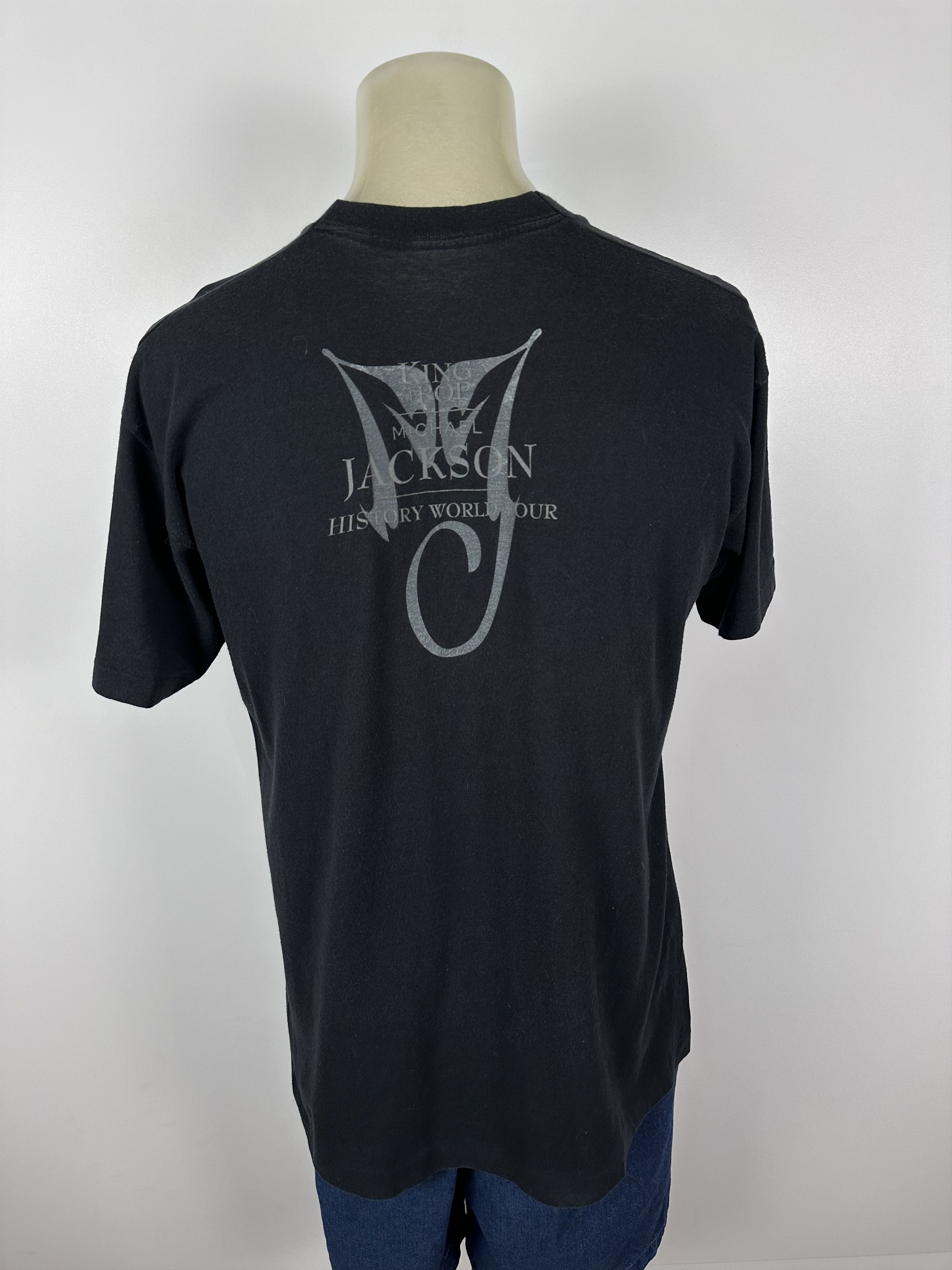 Michael Jackson × Vintage 1996 Michael Jackson History World Tour Concert T Shirt Size US L / EU 52-54 / 3 - 7 Thumbnail