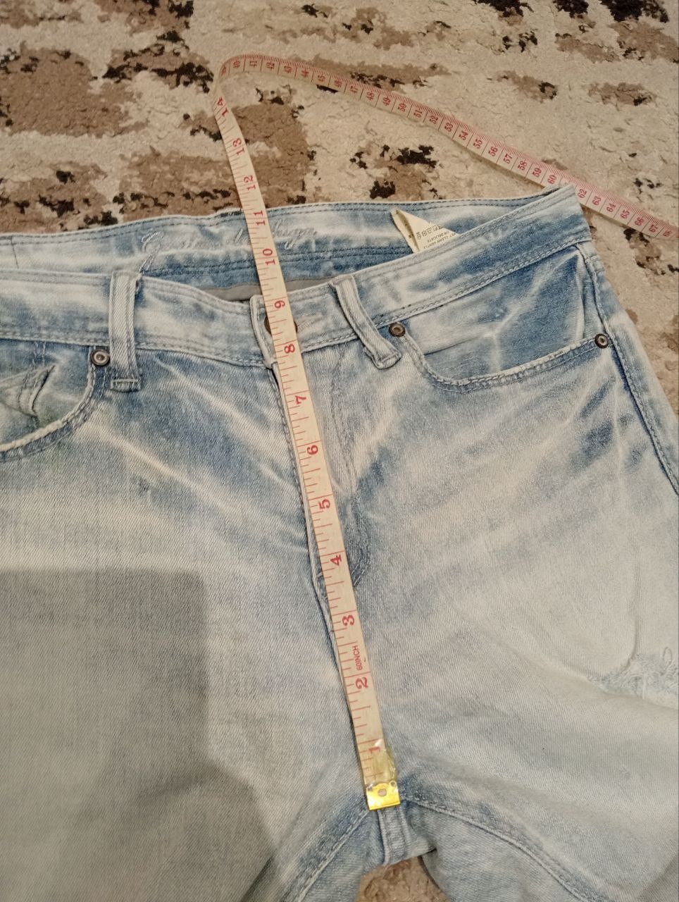 GOSTAR DE FUGA Gostar De Fuga Japan Ankle Zip Distressed Jeans Size US 33 - 16 Thumbnail