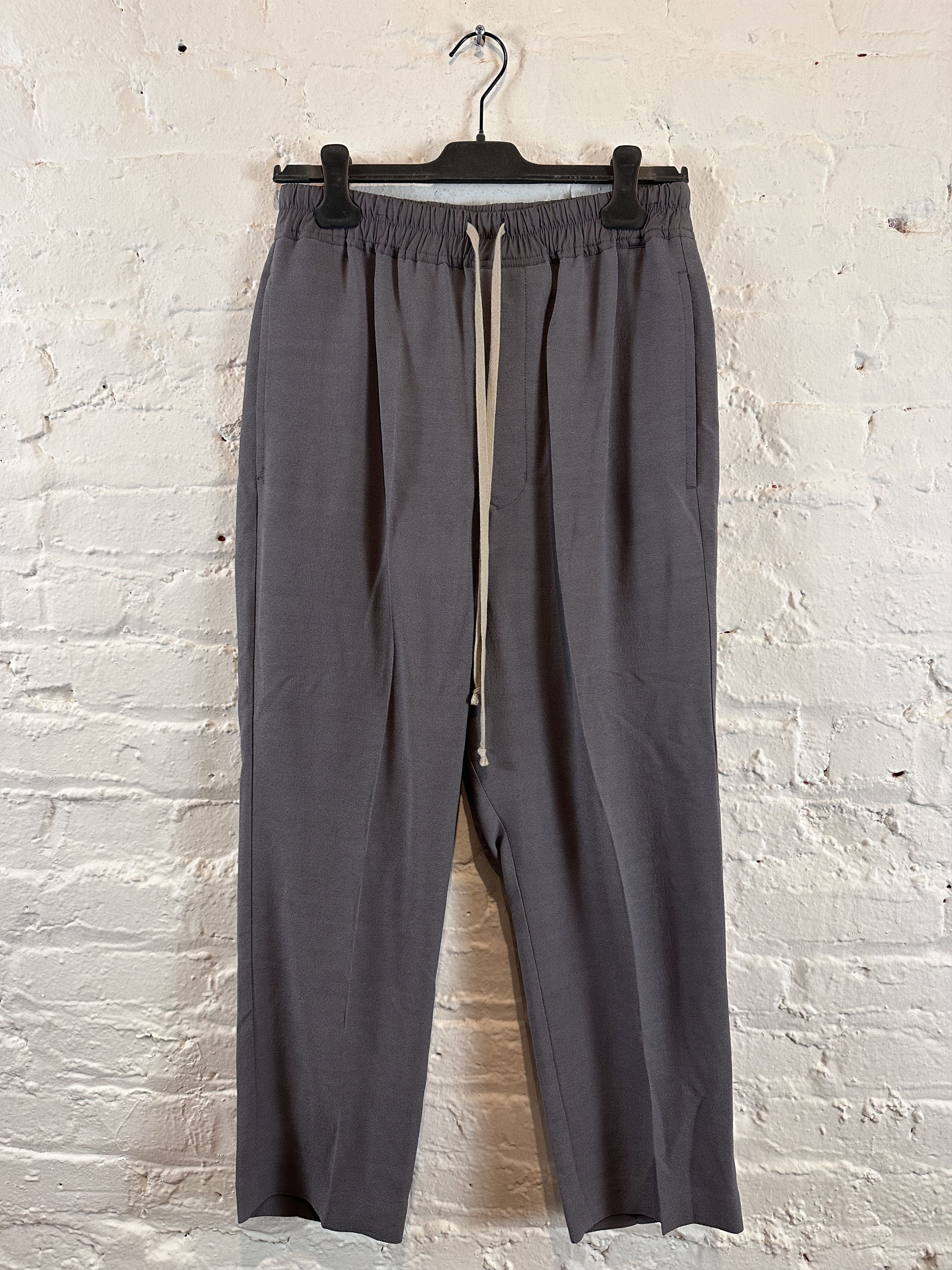 image of Rick Owens 19Fw Larry Drawstring Cropped Astaires Pants, Men's (Size 30)