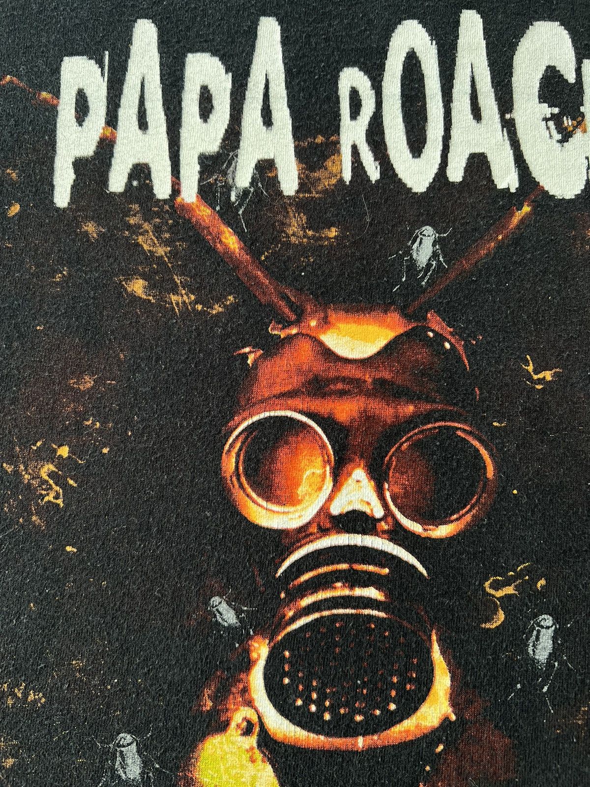 Band Tees Vintage 2000 Papa Roach Infest Nu Metal Band Black T-shirt Size US XL / EU 56 / 4 - 6 Thumbnail