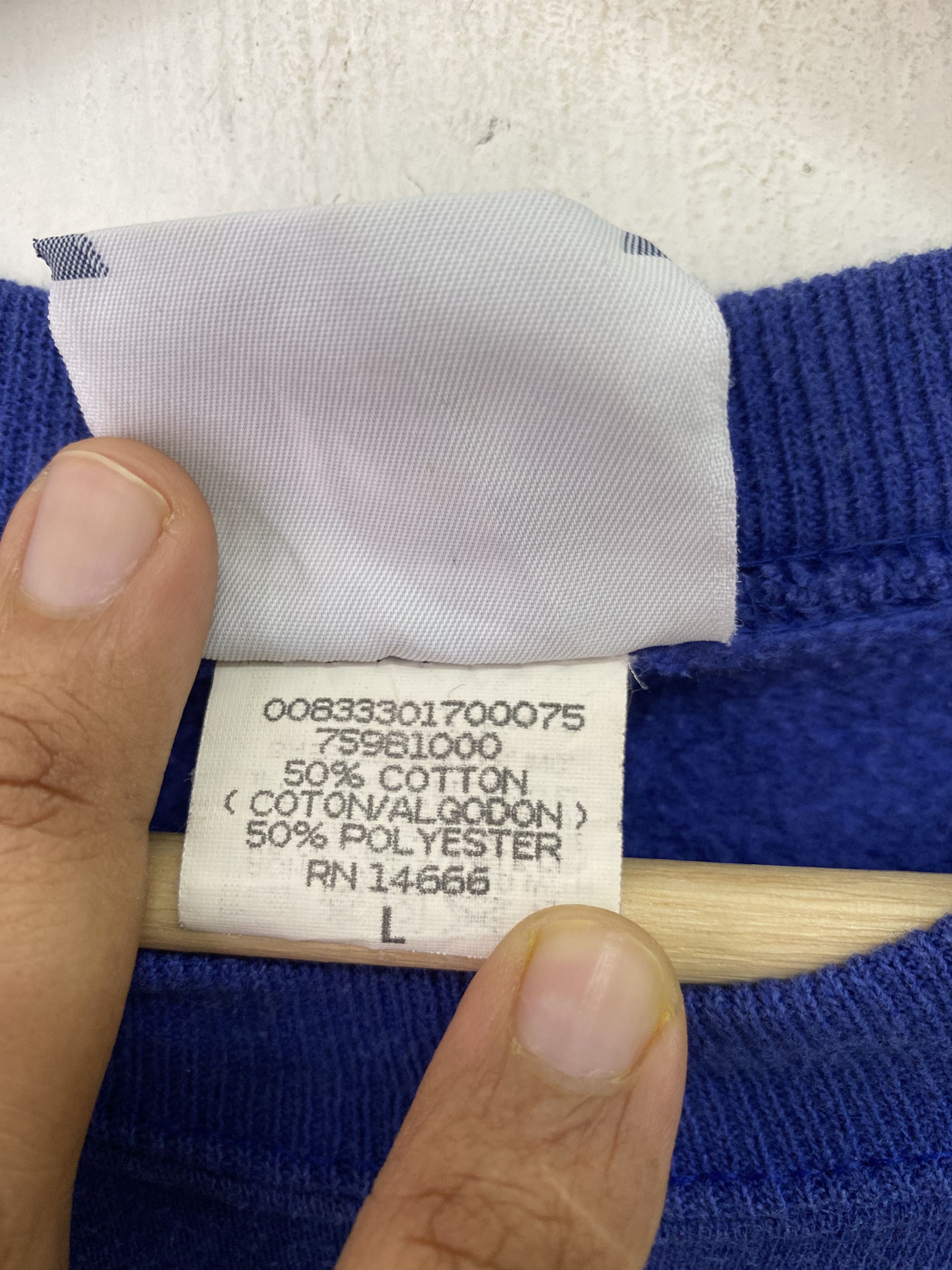 NBA × Vintage Vintage 90s Blue MillVille Cross Country Sweatshirt L Size Size US L / EU 52-54 / 3 - 11 Thumbnail