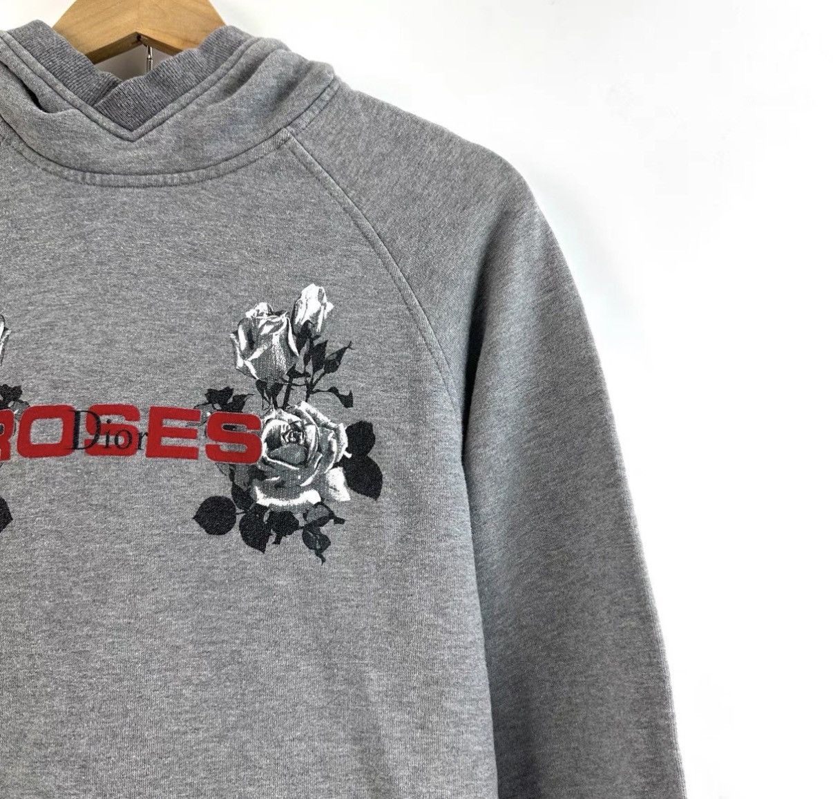 Dior DIOR Grey Rose Letter Print Hoodie K12 Size XS / US 0-2 / IT 36-38 - 5 Thumbnail