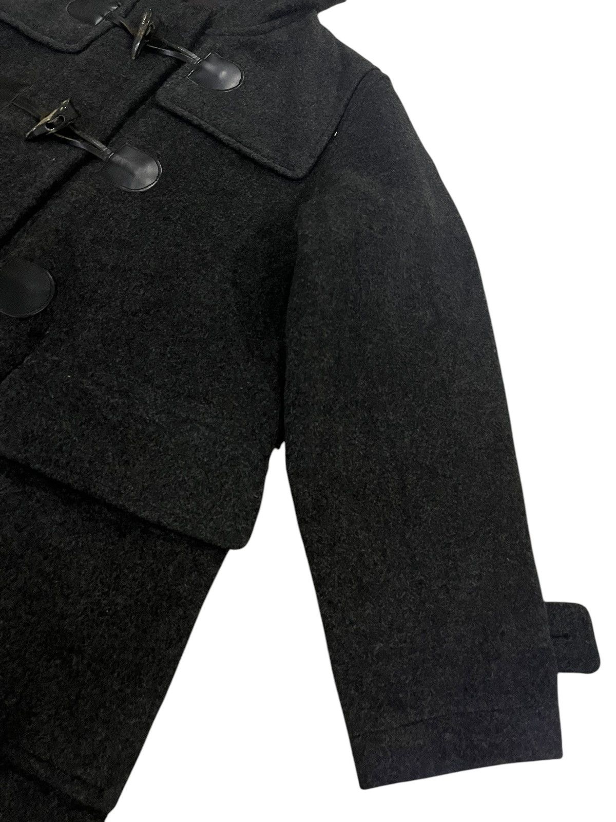 Designer × Japanese Brand × Takeo Kikuchi 🇯🇵 TAKEO KIKUCHI WOOL DUFFLE LONG COAT/JACKET Size US M / EU 48-50 / 2 - 4 Thumbnail