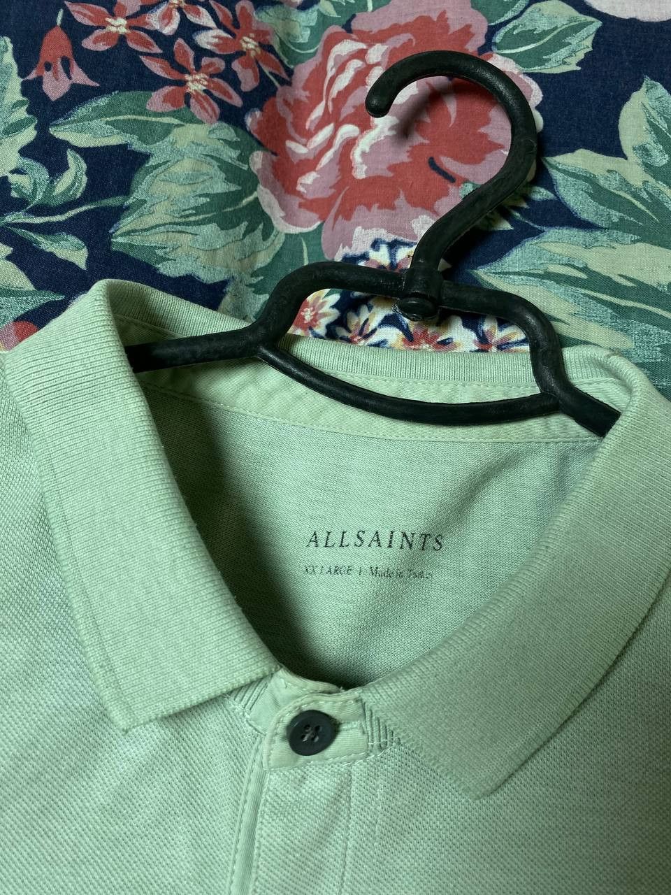 Allsaints × Japanese Brand Allsaints Luxury Streetwear Polo Tee Size US XXL / EU 58 / 5 - 2 Thumbnail