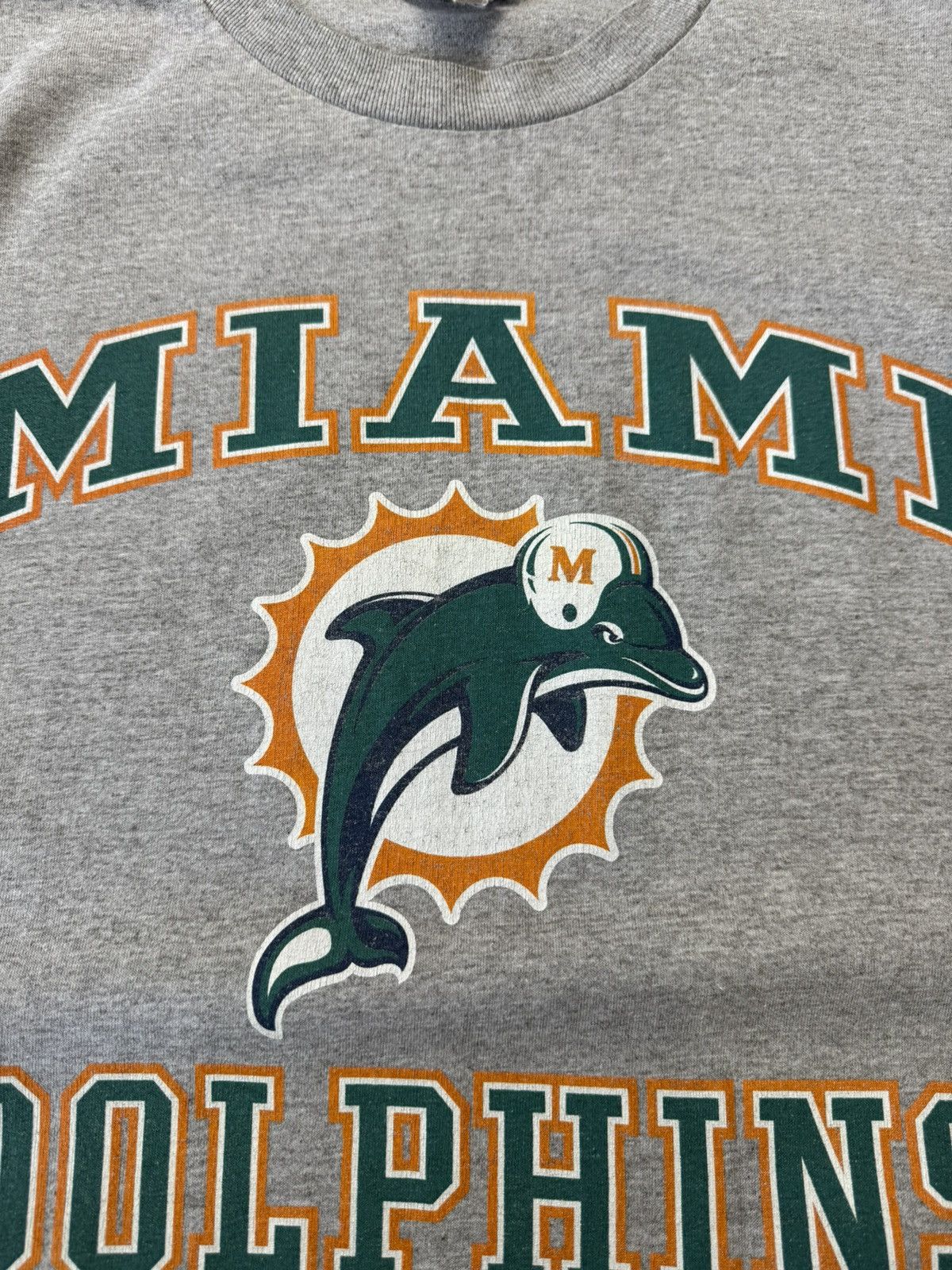 NFL Vintage 90s Starter Miami Dolphins Large Made In USA TShirt Size US L / EU 52-54 / 3 - 10 Thumbnail