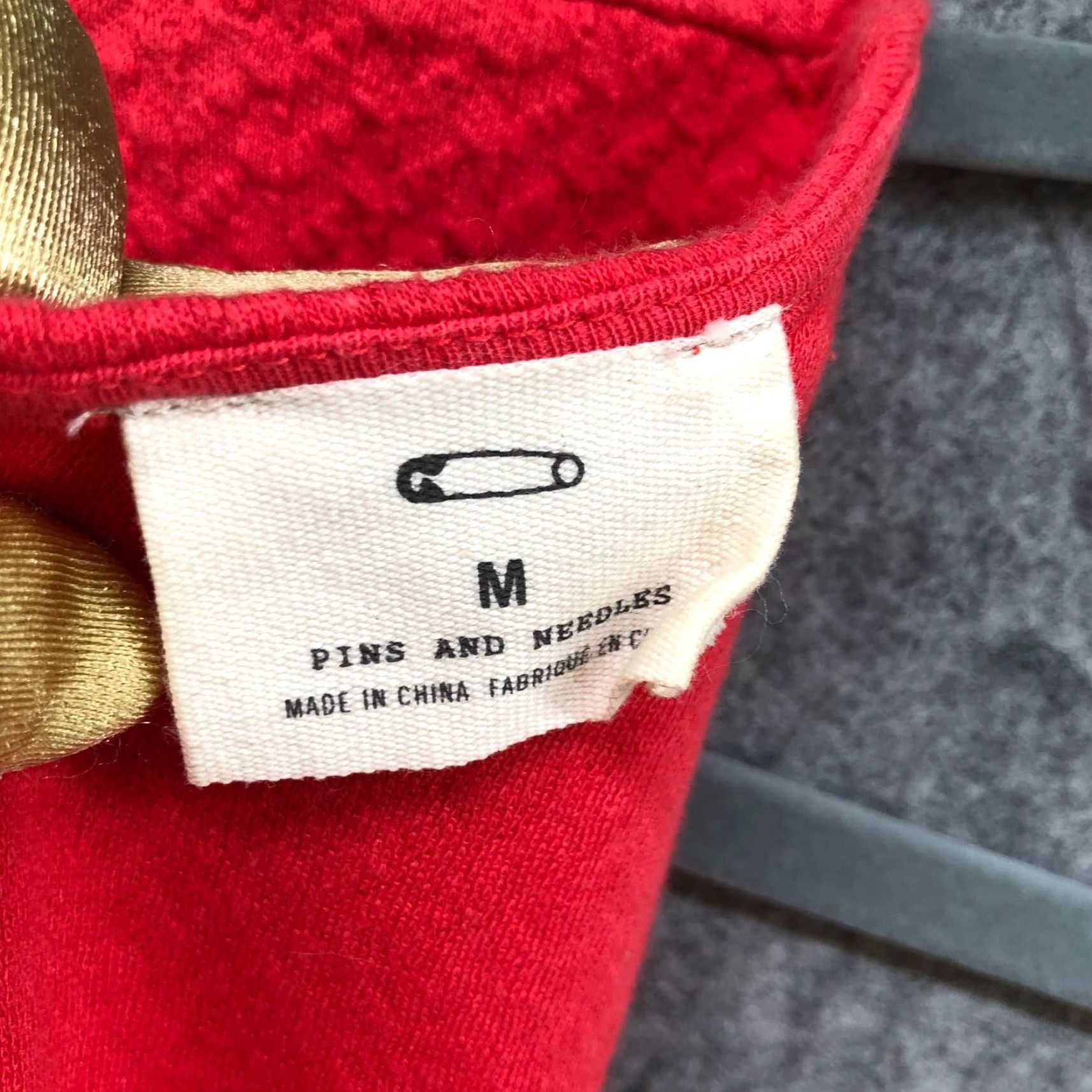 Urban Outfitters VINTAGE Urban Outfitters Women's Dress Short Sleeve Square Neck Fit Flare Cotton Knit Red M Size 32" / US 10 / IT 46 - 7 Thumbnail