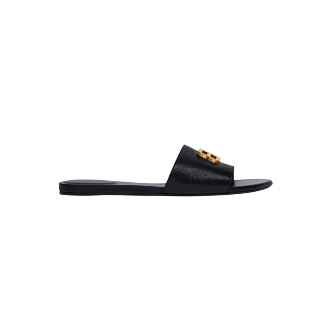 Balenciaga o1la1rc1a1024 Groupie Sandals in Black/Gold Size US 6 / IT 36 - 1 Thumbnail