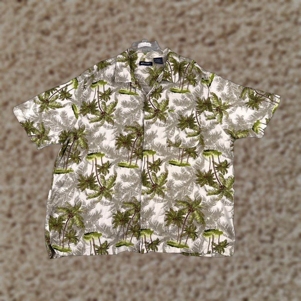 Vintage VINTAGE Puritan Shirt Mens 2XL Green Hawaiian Floral Button Up Short Sleeve Casual Shirt Mens 2XL Green Hawaiian Floral Button-Up Tee? Size US XXL / EU 58 / 5 - 1 Thumbnail