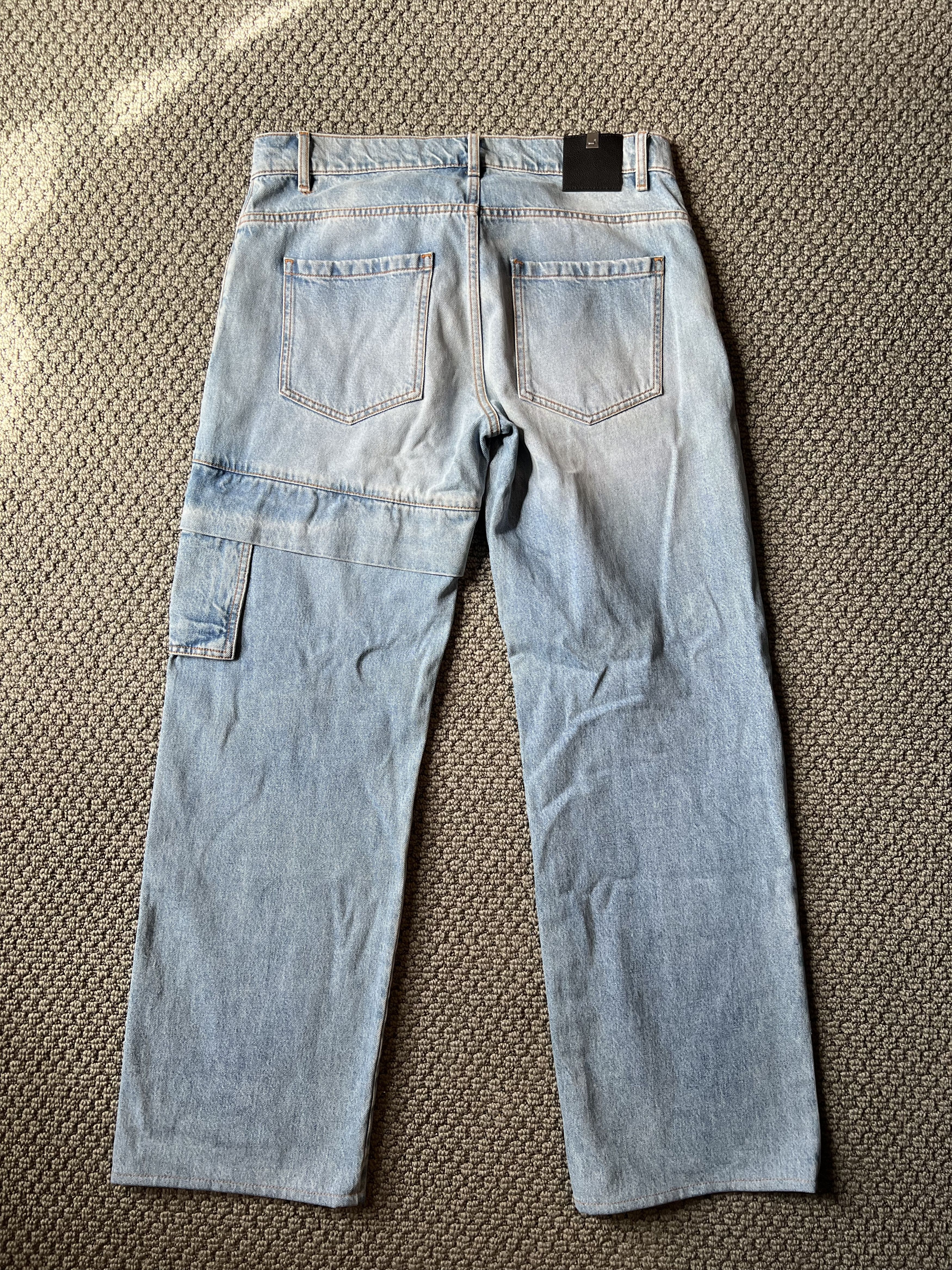 1017 ALYX 9SM 1017 ALYX Light Wash Straight Leg Cargo Denim Size US 32 / EU 48 - 5 Thumbnail