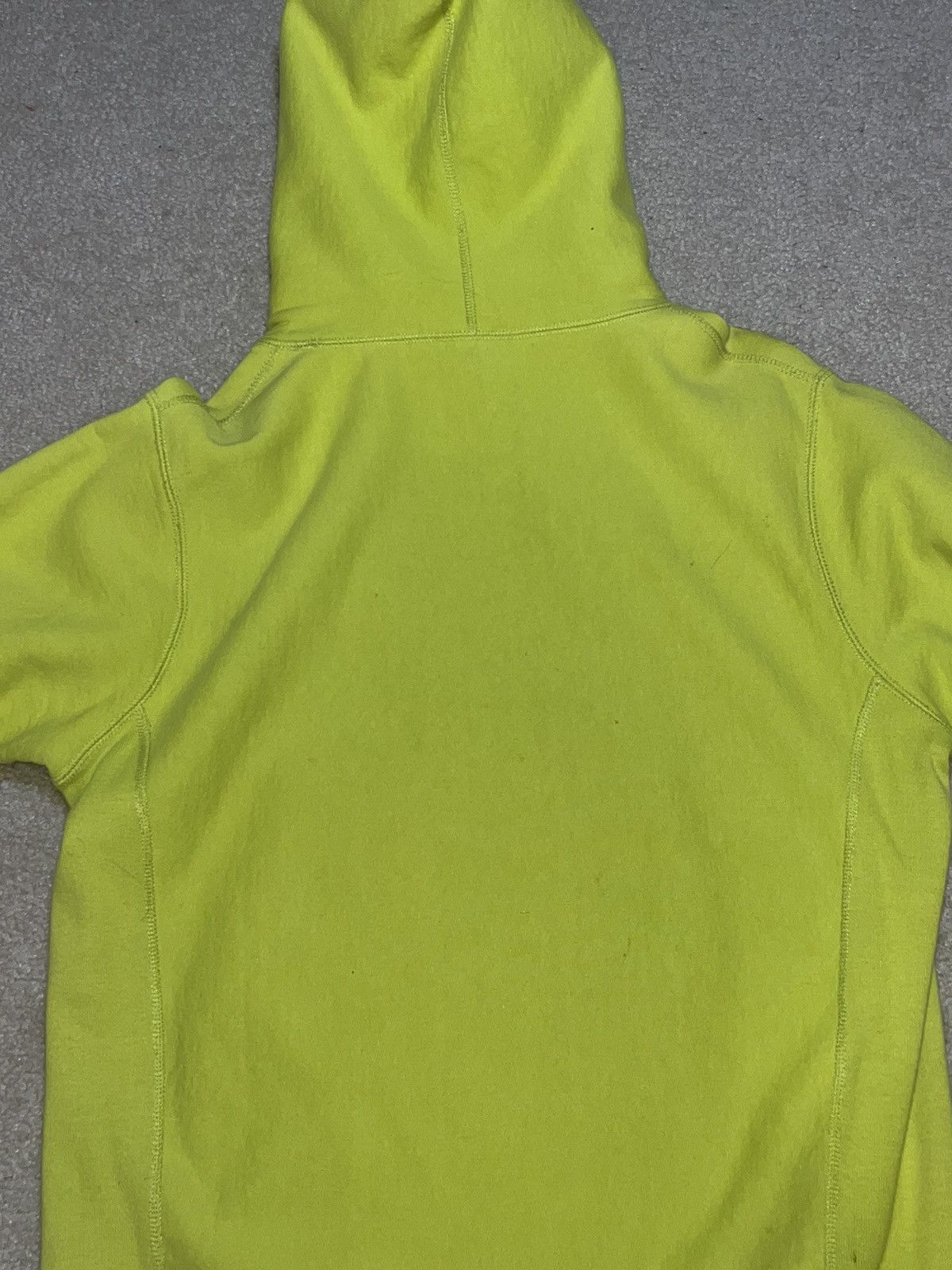 Supreme Supreme Acid Green Box Logo Hoodie FW 2012 Size US L / EU 52-54 / 3 - 8 Thumbnail