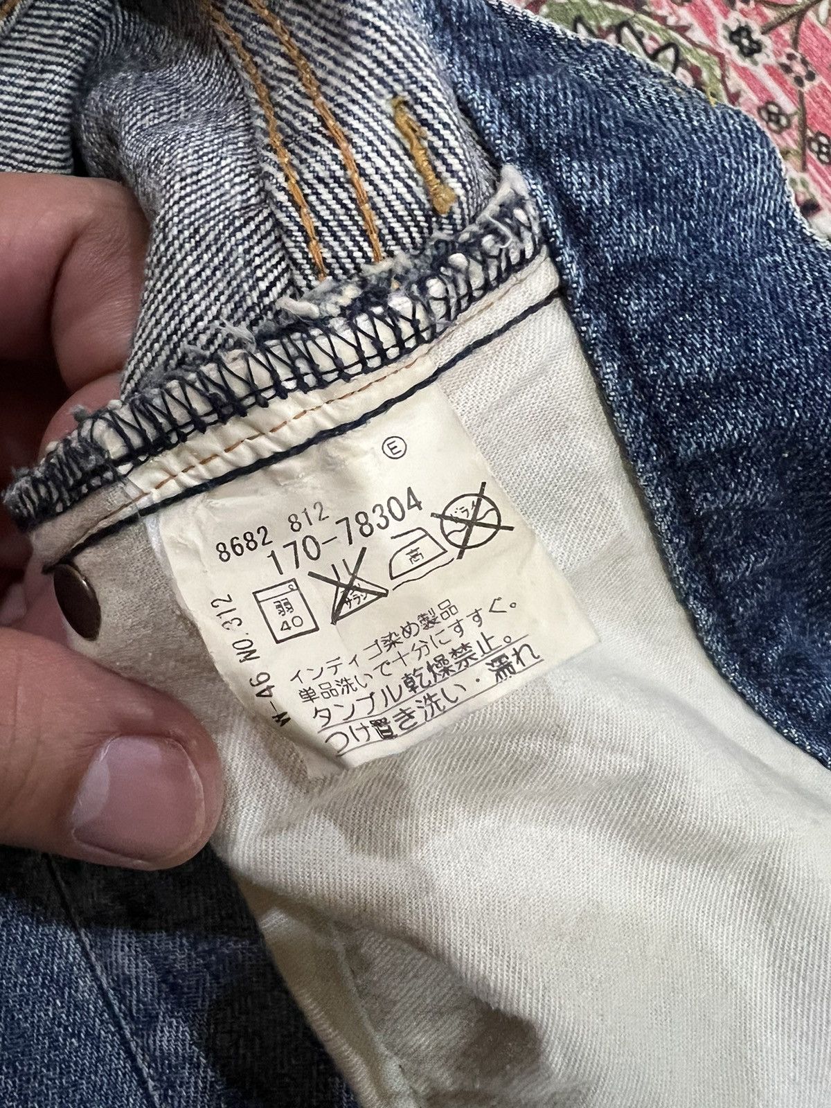 Japanese Brand × Takeo Kikuchi VTG TAKEO KIKUCHI DISTRESSED JEANS VERY RARE Size US 32 / EU 48 - 16 Thumbnail