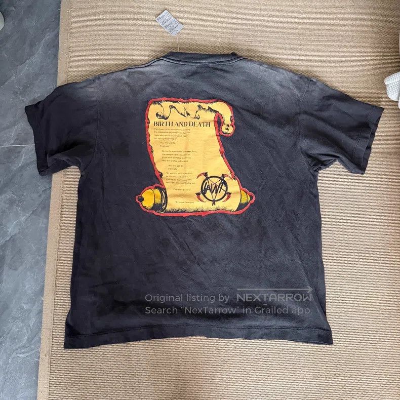 Saint Michael Saint Michael Death Sickle Contract Washed Old Short Sleev Size US M / EU 48-50 / 2 - 2 Thumbnail