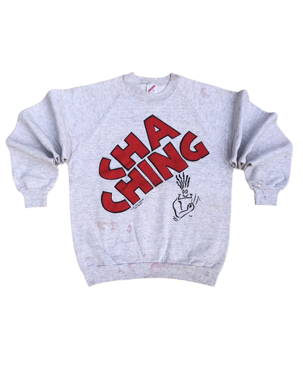 Vintage Vintage Jerzees Overprint Design Crewneck Size US L / EU 52-54 / 3 - 1 Thumbnail