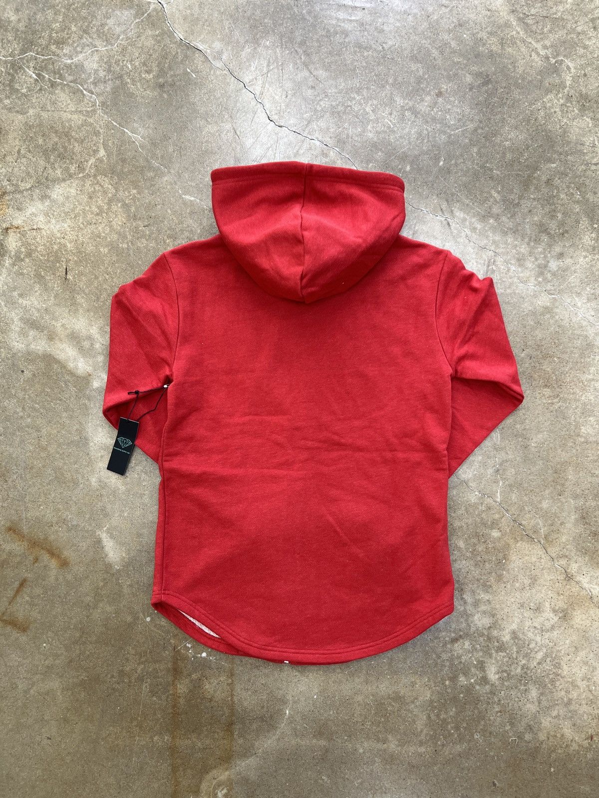 Diamond Supply Co. Diamond Supply Polo Full Zip Hoodie Red Medium Size US M / EU 48-50 / 2 - 4 Thumbnail