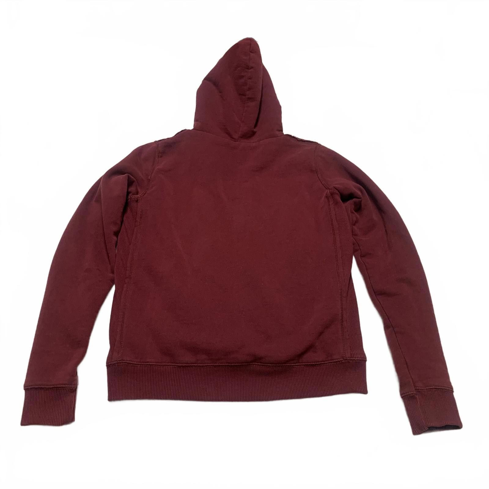 Other Bizzbee Women's Burgundy L Sherpa Lined Zip Up Hoodie Size L / US 10 / IT 46 - 3 Thumbnail