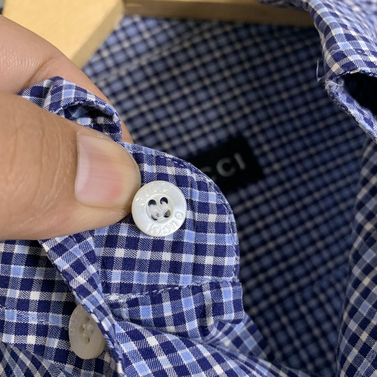 Gucci Gucci Plaid Shirt Size US L / EU 52-54 / 3 - 6 Thumbnail