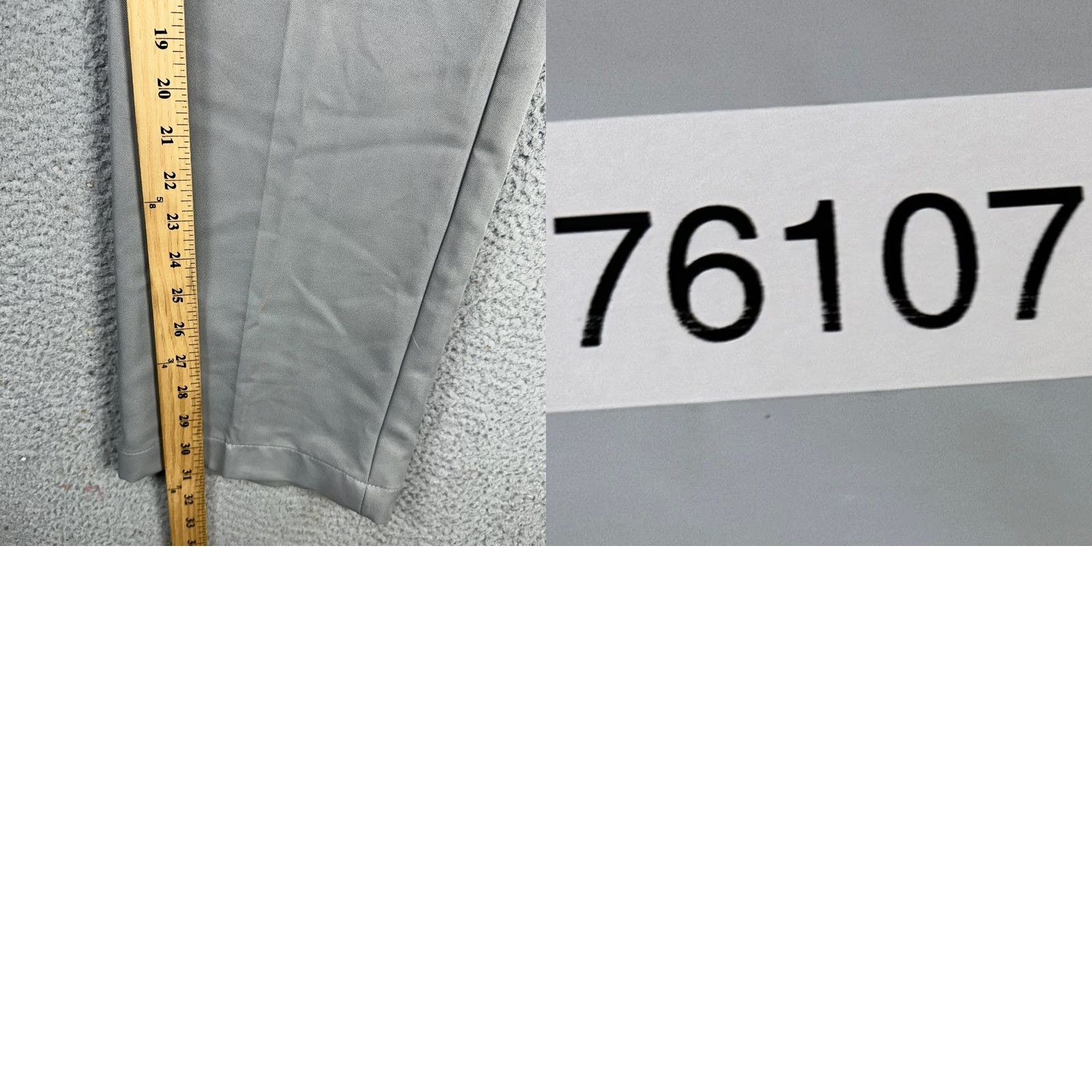 Izod VINTAGE: No (omit) Izod Golf Men Dress Pants 34X32 Gray Performance Wicking Stretch Classic Fit NEW Size US 34 / EU 50 - 8 Thumbnail
