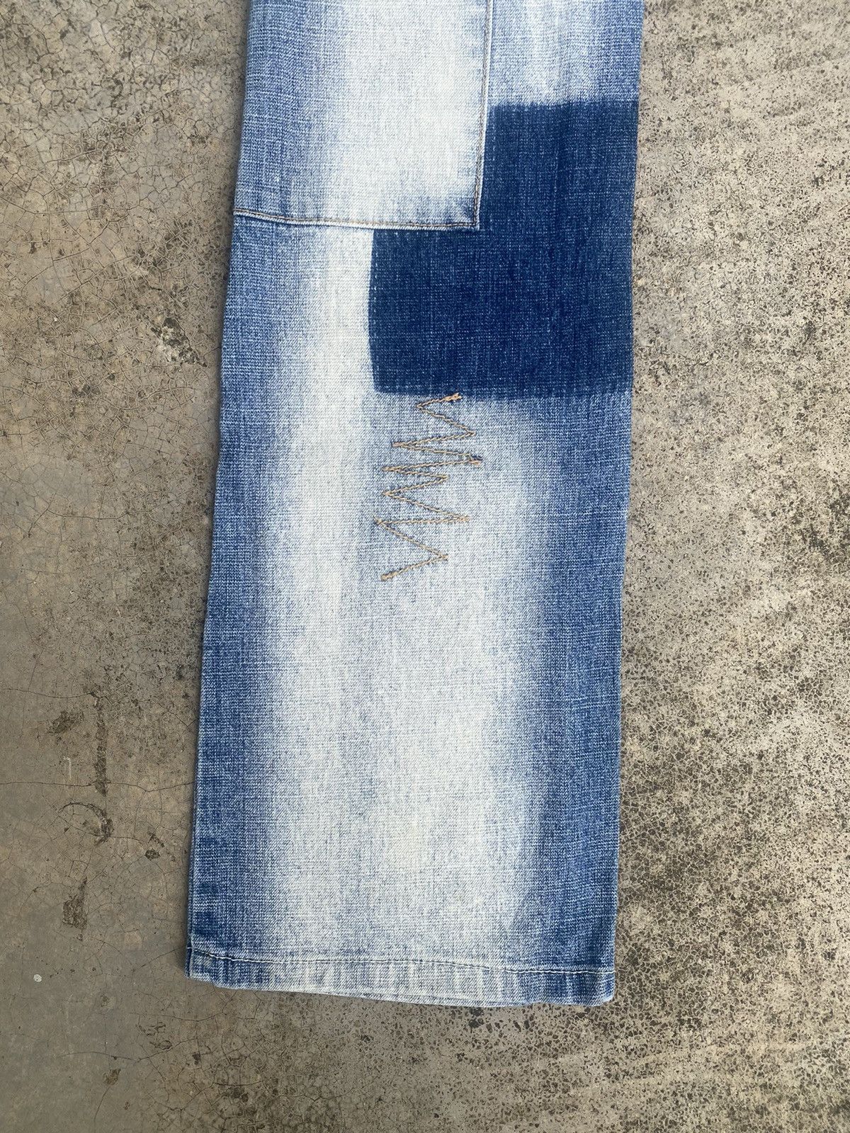 If Six Was Nine × Japanese Brand Flare Jeans Ruble Patchwork Bootcut Size US 29 - 16 Thumbnail
