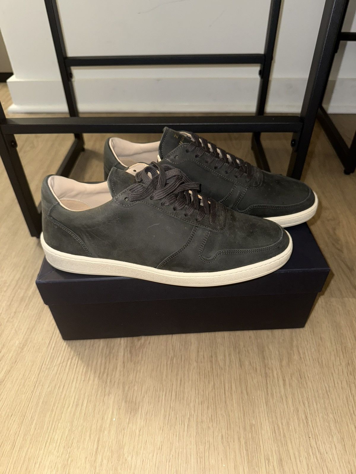 ZESPA ZSP23 - Oiled Leather Anthractite Size US 8.5 / EU 41-42 - 1 Thumbnail