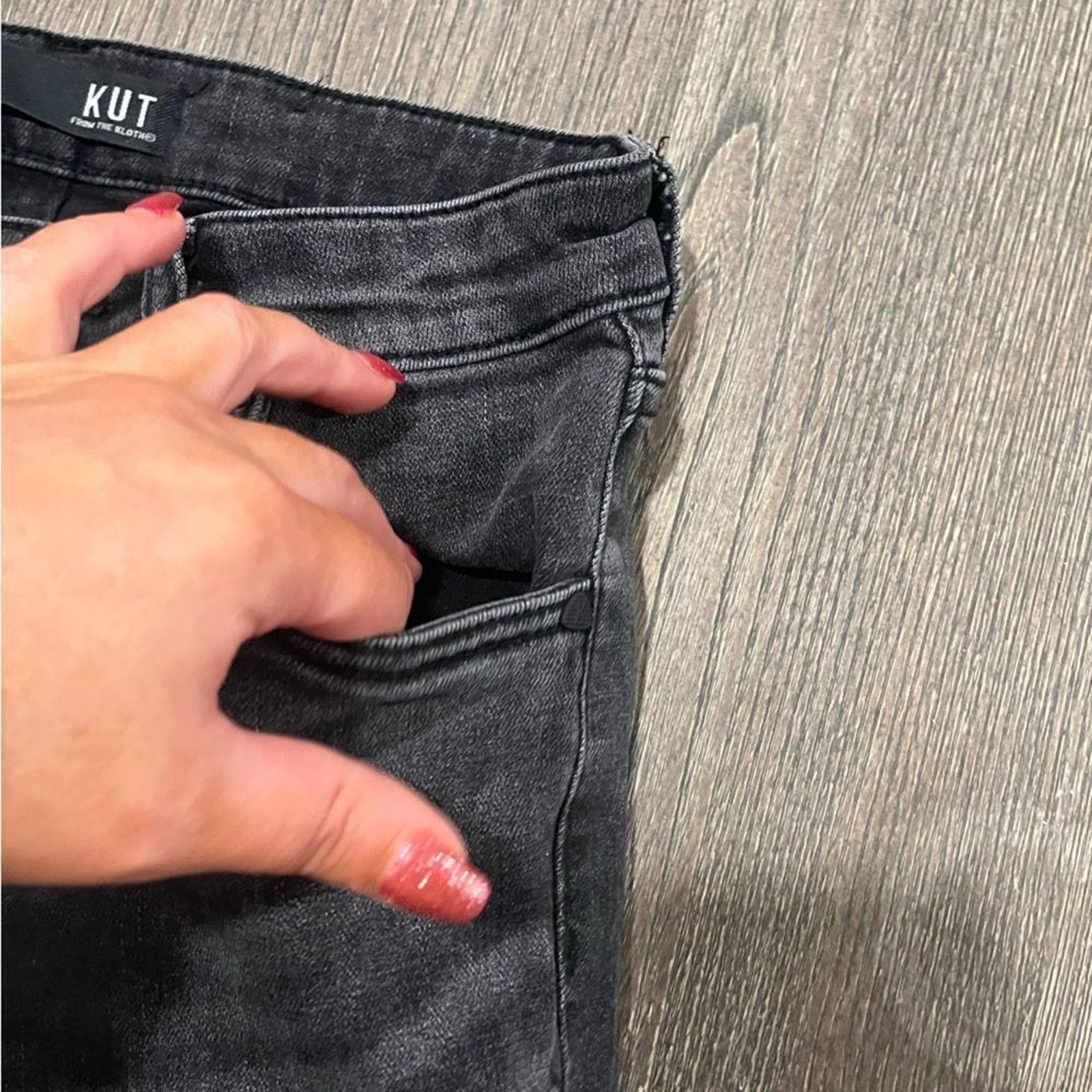 Vintage Kut from the Kloth Connie Ankle Skinny Denim Jeans Size 0 Size 25" / US 0 / IT 36 - 8 Thumbnail