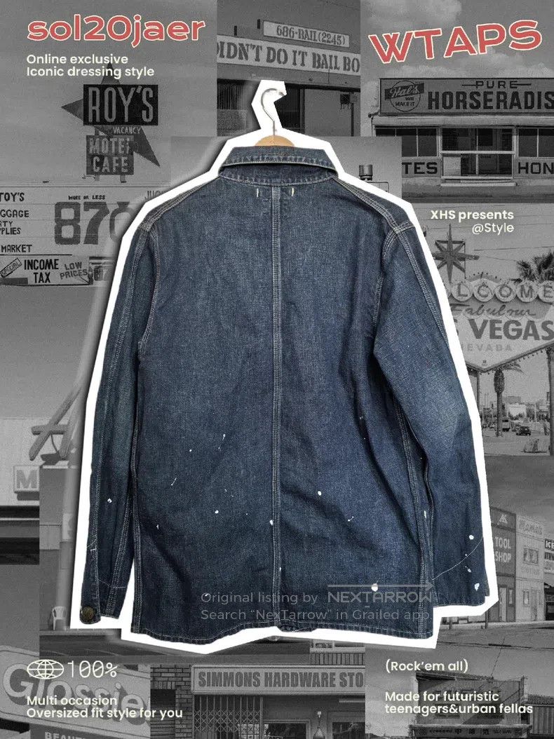 Wtaps Wtaps Railway ink-wash coat Size US S / EU 44-46 / 1 - 2 Thumbnail
