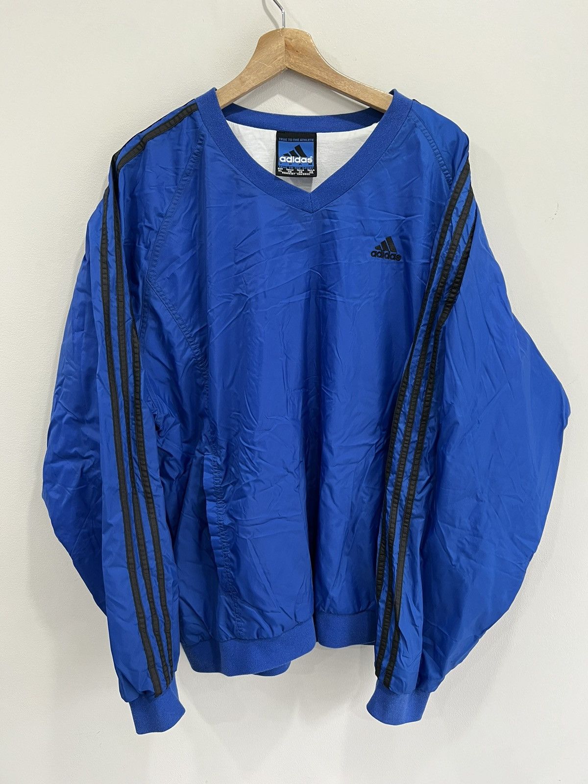 Adidas Vintage Adidas Windbreaker Jacket pullover Size US XL / EU 56 / 4 - 1 Thumbnail