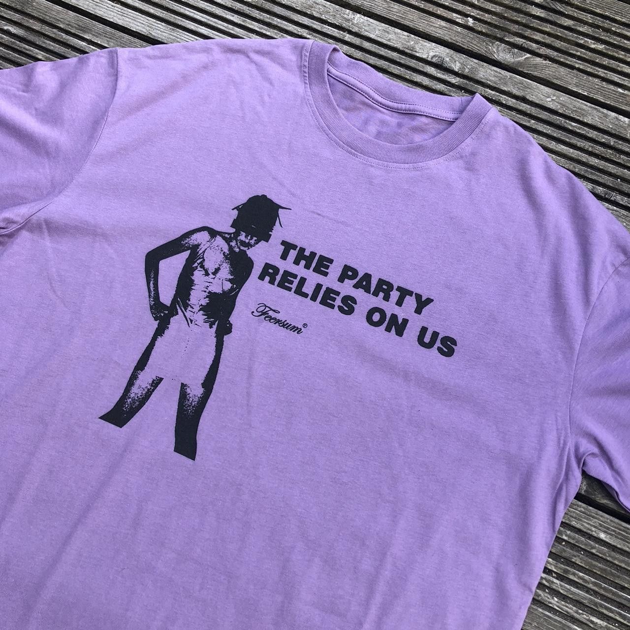 Other Purple Rave Graphic T Shirt Size US L / EU 52-54 / 3 - 3 Thumbnail