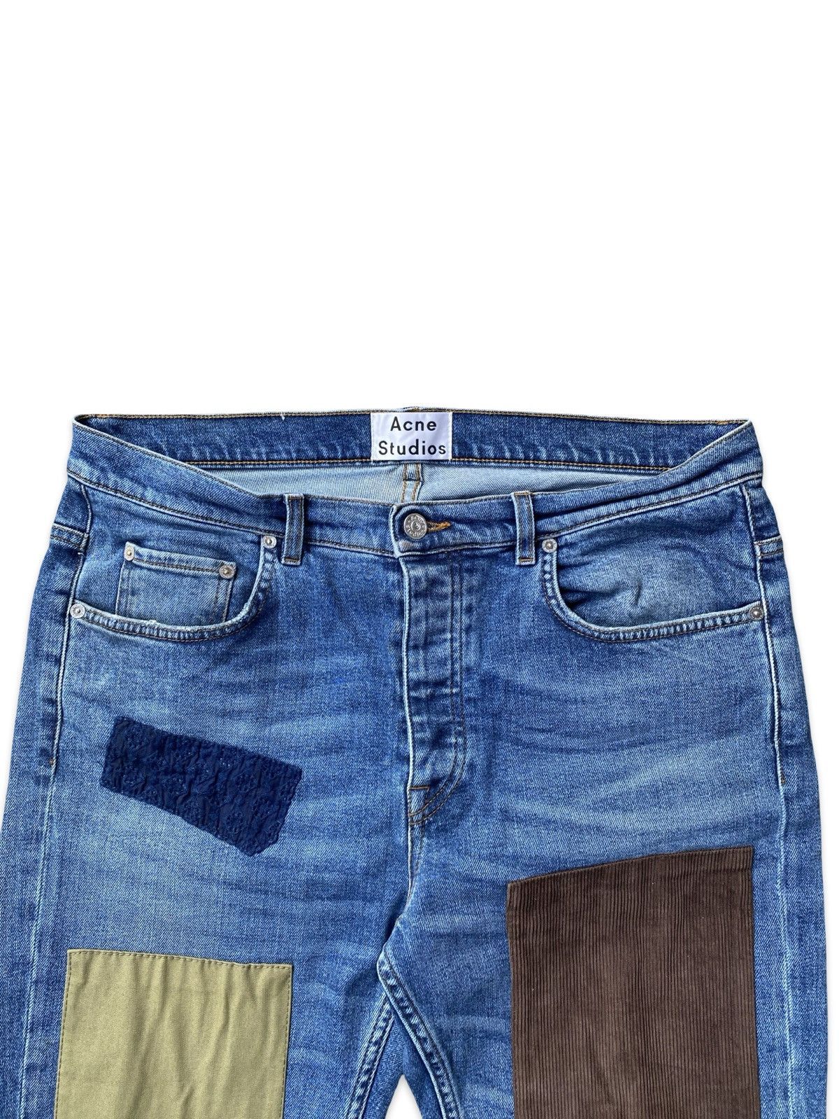 Acne Studios Acne Studios Indigo Town Patch Jeans Size US 34 / EU 50 - 4 Thumbnail