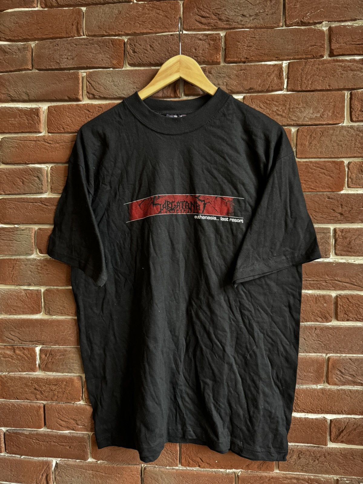 Band Tees 2002 Sargatanas Reign Euthanasia Last Resort Metal Band Tee Size US M / EU 48-50 / 2 - 1 Thumbnail