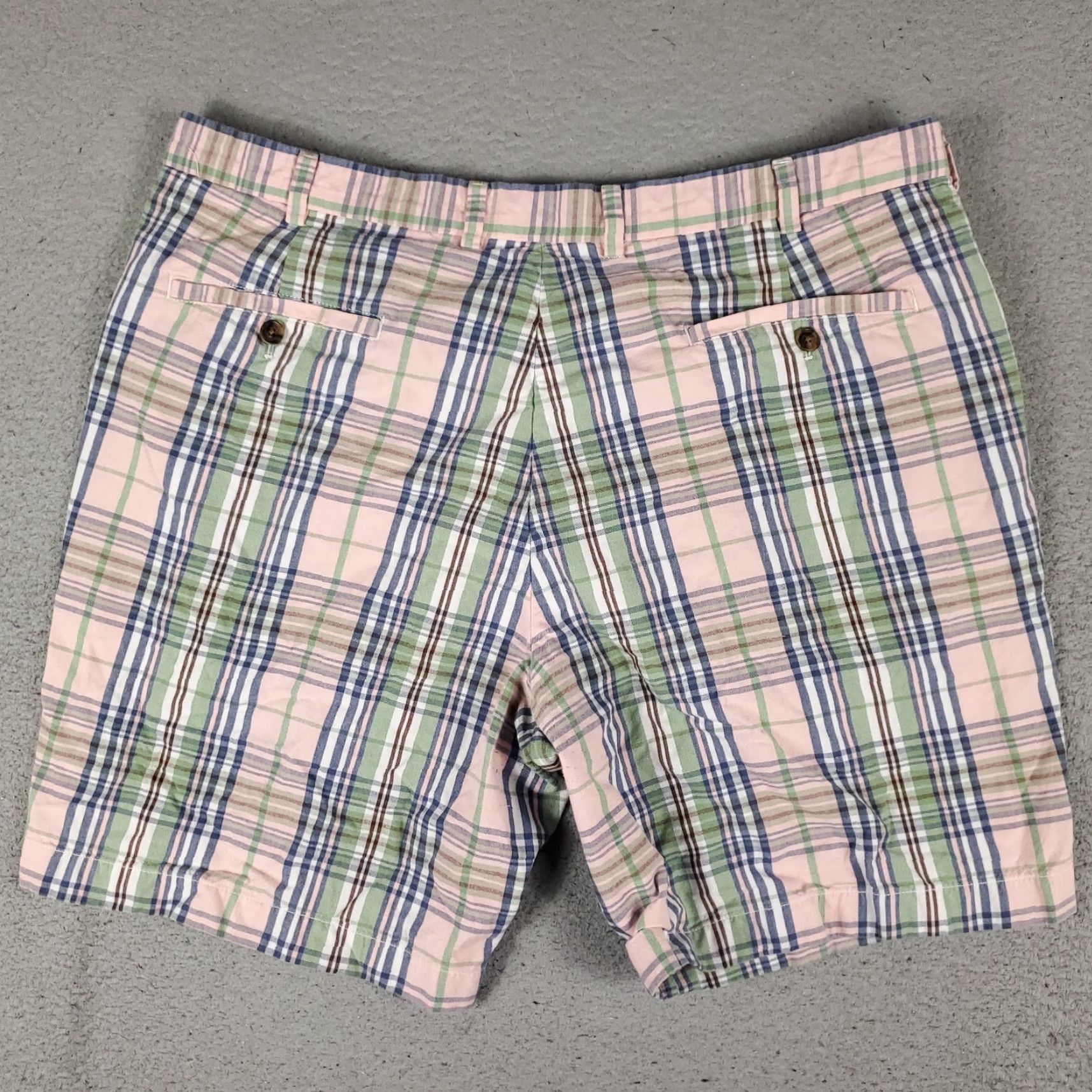 Brooks Brothers VINTAGE Brooks Brothers Shorts Men Size 40 Cotton Plaid Flat Front Chino Casual Mens Size US 40 / EU 56 - 7 Thumbnail