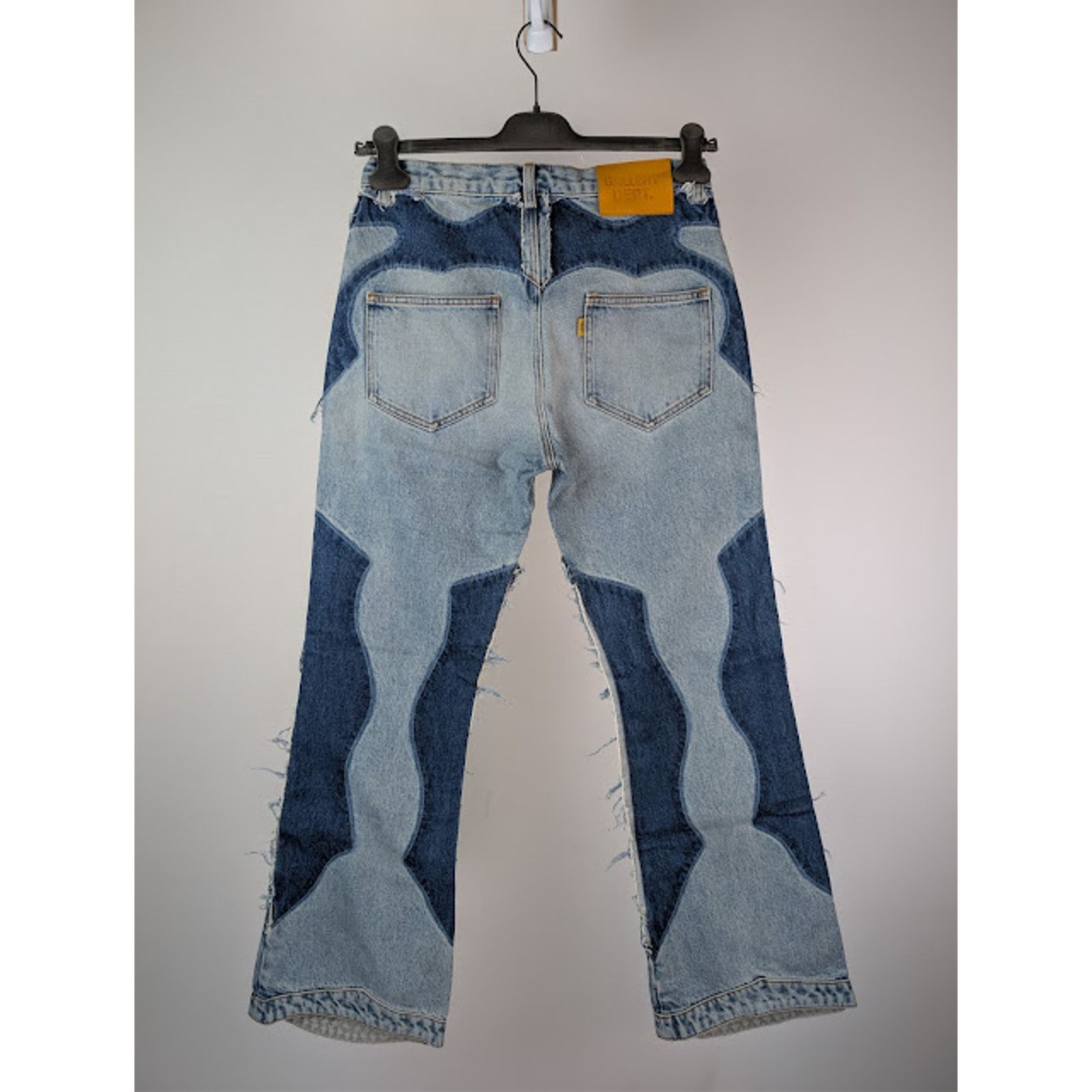 Gallery Dept. o1rshd1 Patchwork Flared Denim Jeans in Indigo Blue Size US 38 / EU 54 - 11 Thumbnail