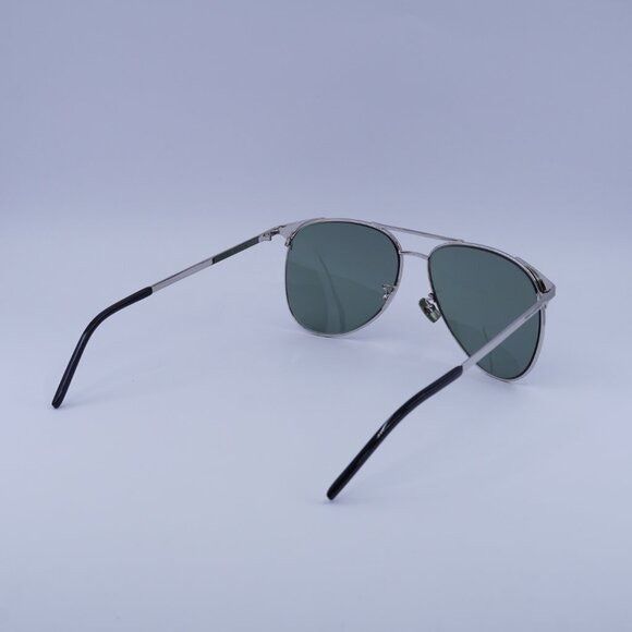 Saint Laurent Paris Saint Laurent SL279 004 Sunglasses Silver Aviator Frame Size ONE SIZE - 5 Thumbnail