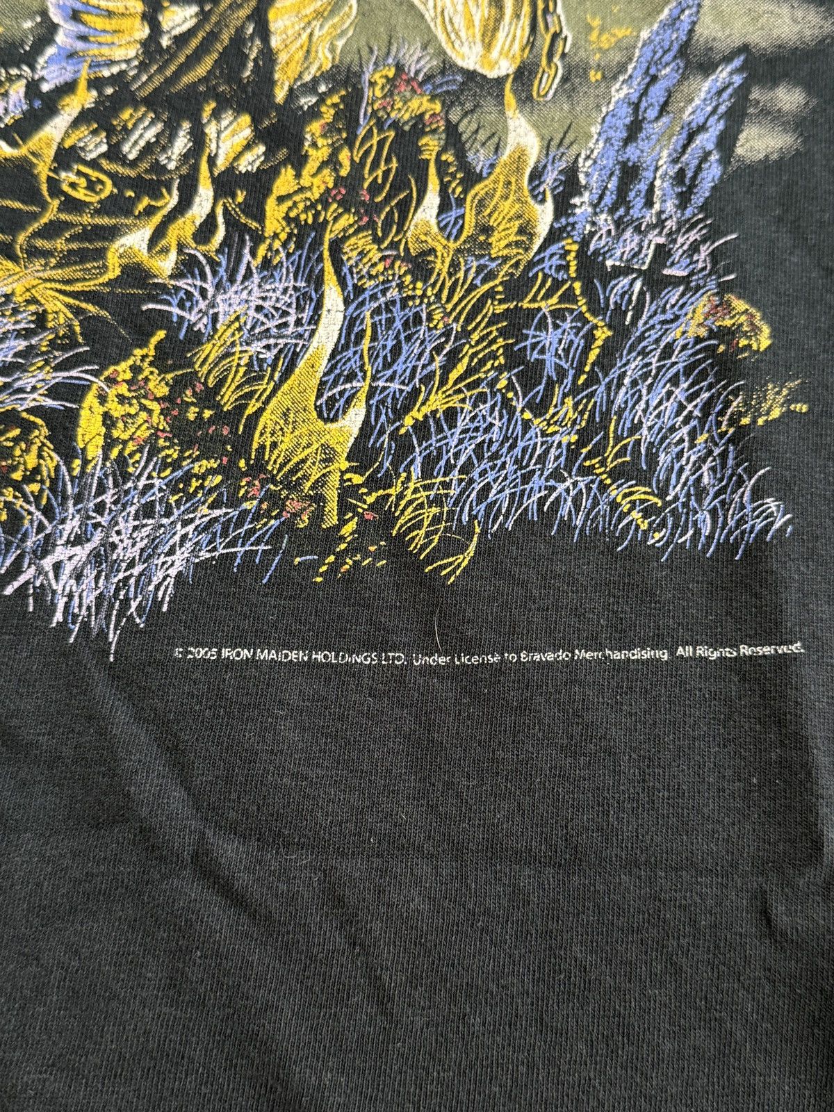 Gildan 2005 vintage merch band tee iron maiden licence of gildan Size US XL / EU 56 / 4 - 4 Thumbnail
